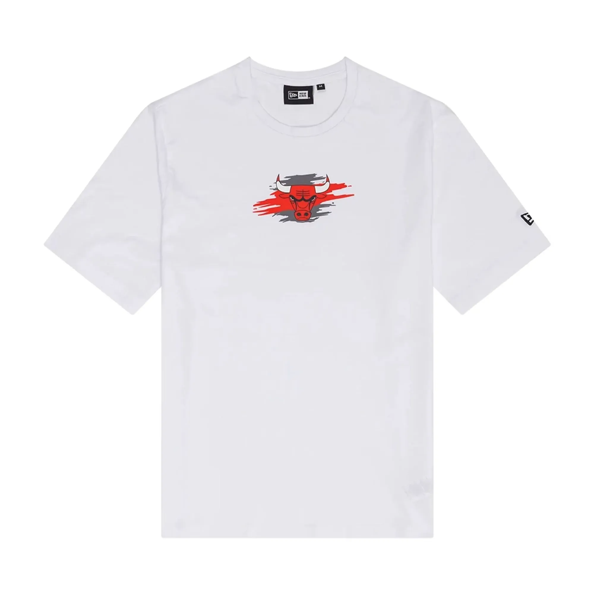 Chicago Bulls NBA Paint Graphic White T-Shirt New Era Cap adult unisex