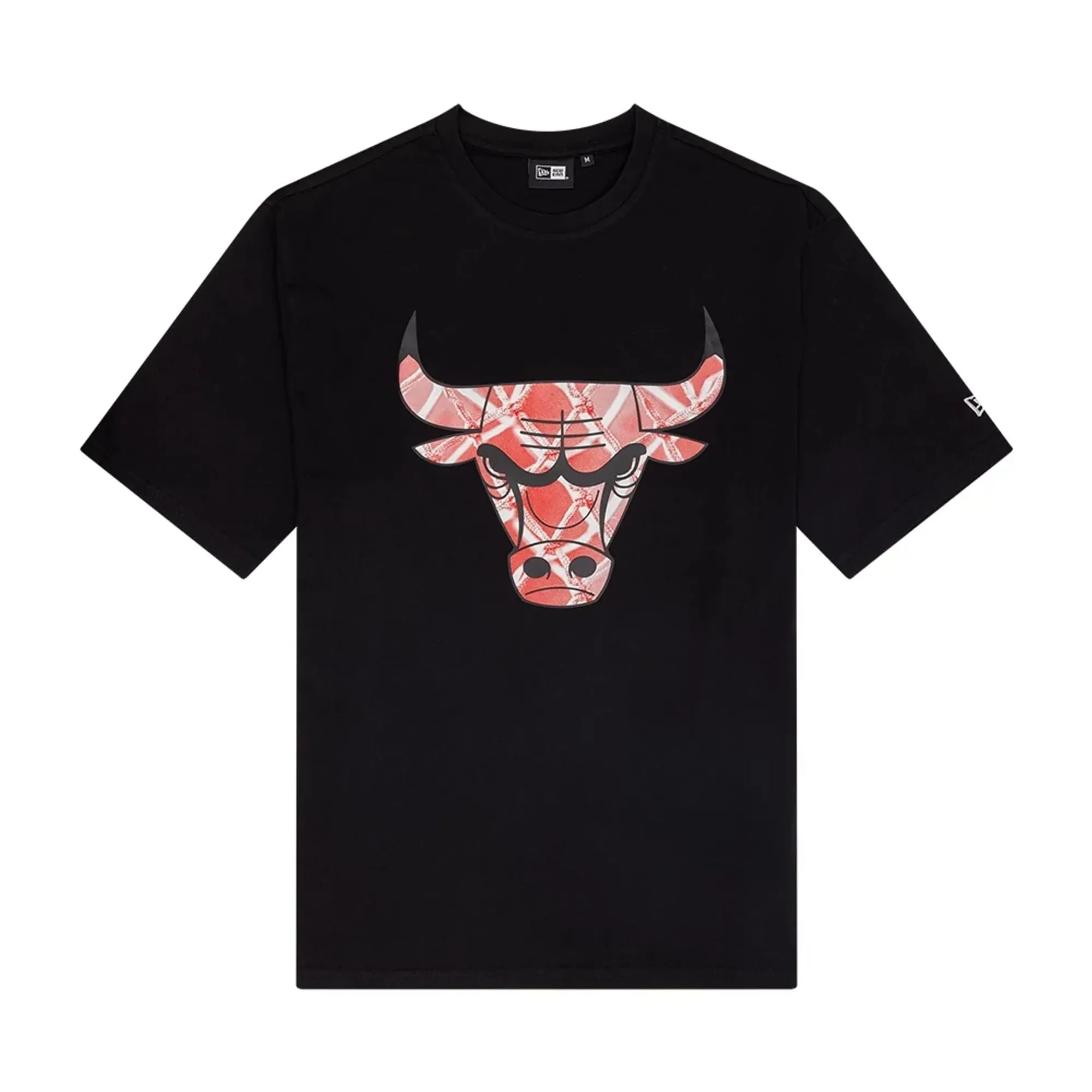 Chicago Bulls NBA Arch Graphic Black Oversized T-Shirt New Era Cap adult unisex