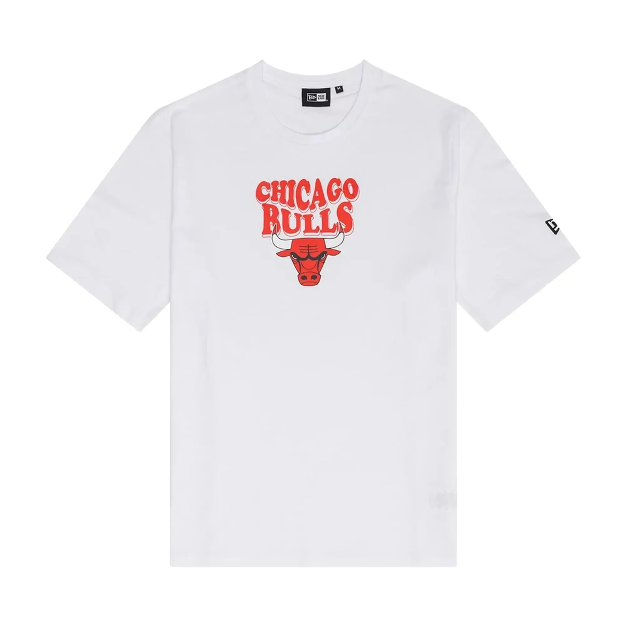 Chicago Bulls NBA Graphic White T-Shirt New Era Cap adult unisex