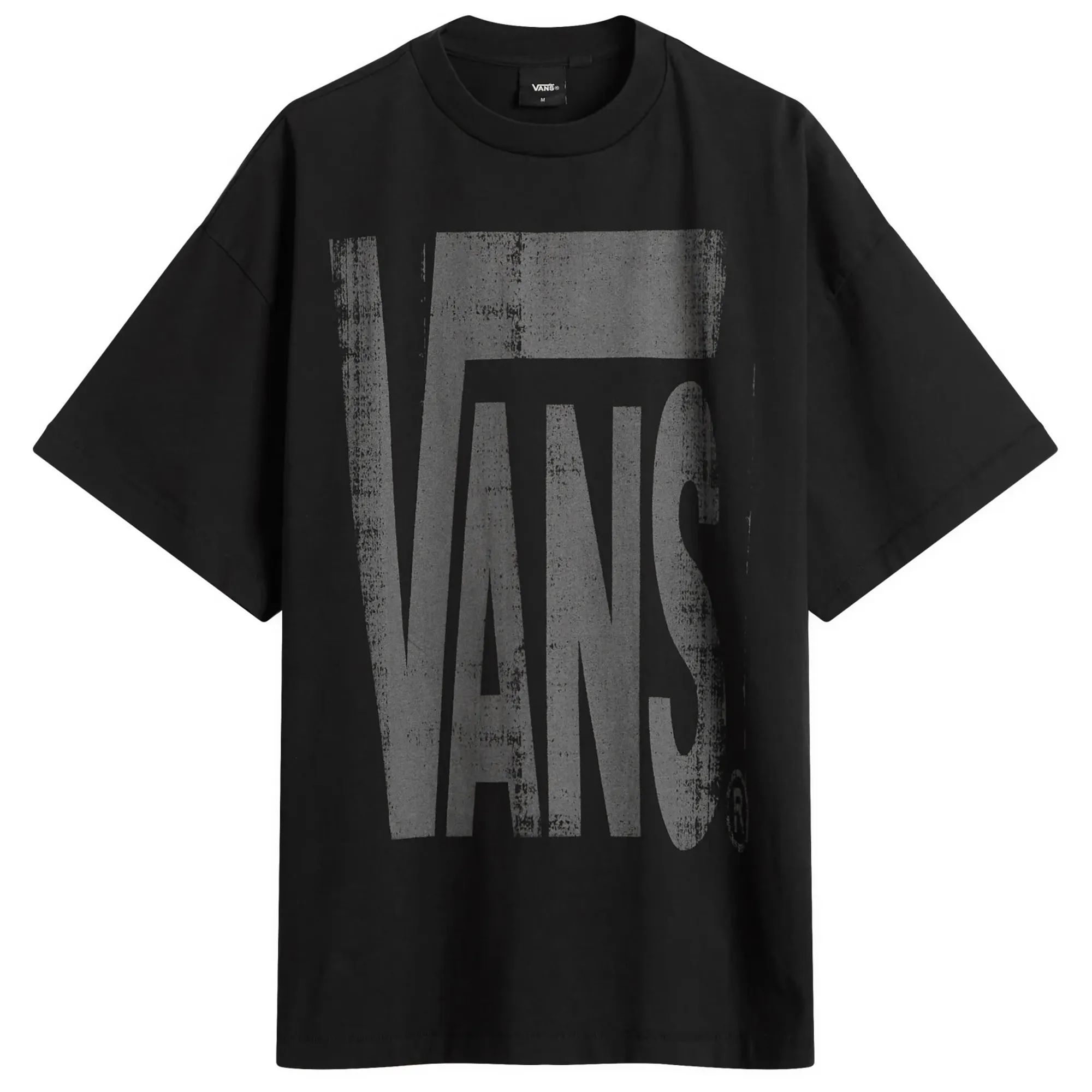 Vans - Act Of Disagreement Brushed Logo T-Shirt, Man, Black