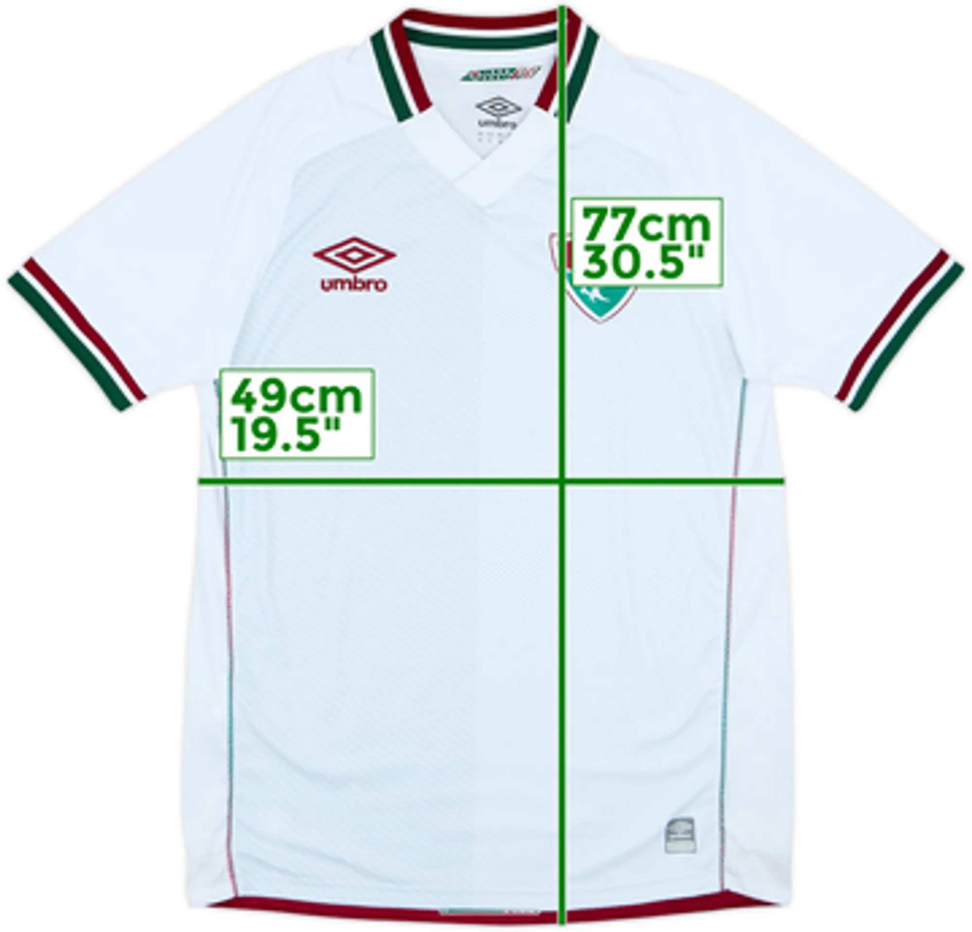 Umbro Fluminense Mens SS Away Shirt 2021/22