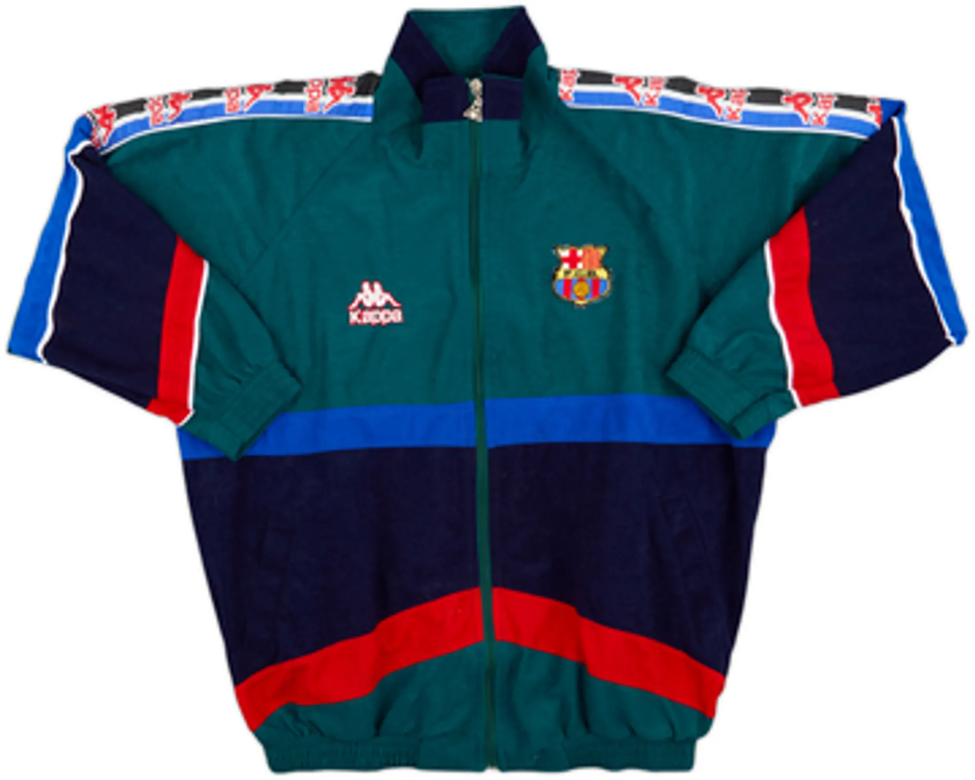 1995-97 Barcelona Kappa Track Jacket - 5/10 - (XL)