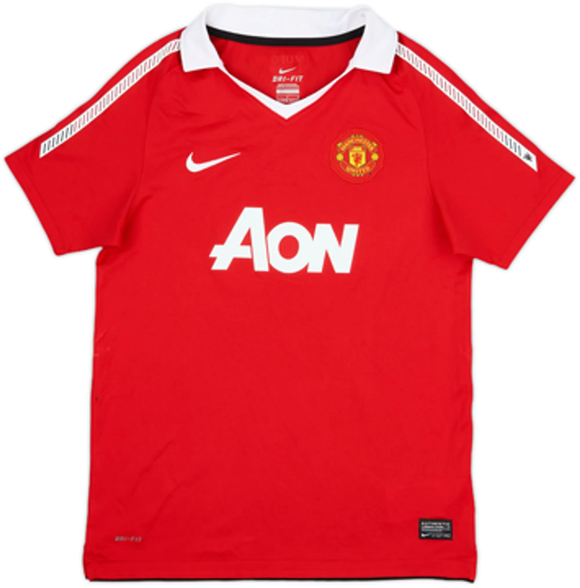 Nike Manchester United Boys SS Home Shirt 2010/11