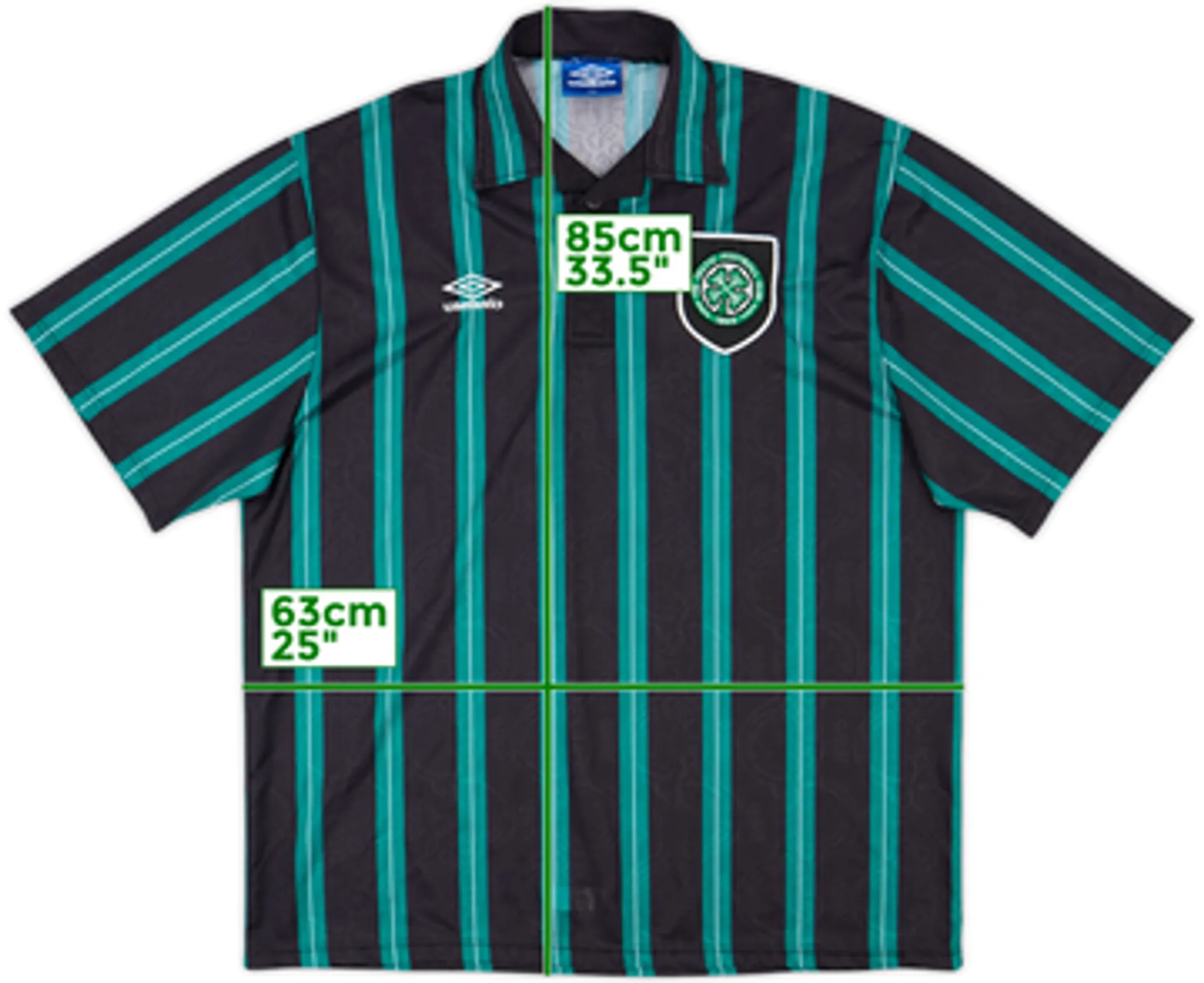 Umbro Celtic Mens SS Away Shirt 1992/93