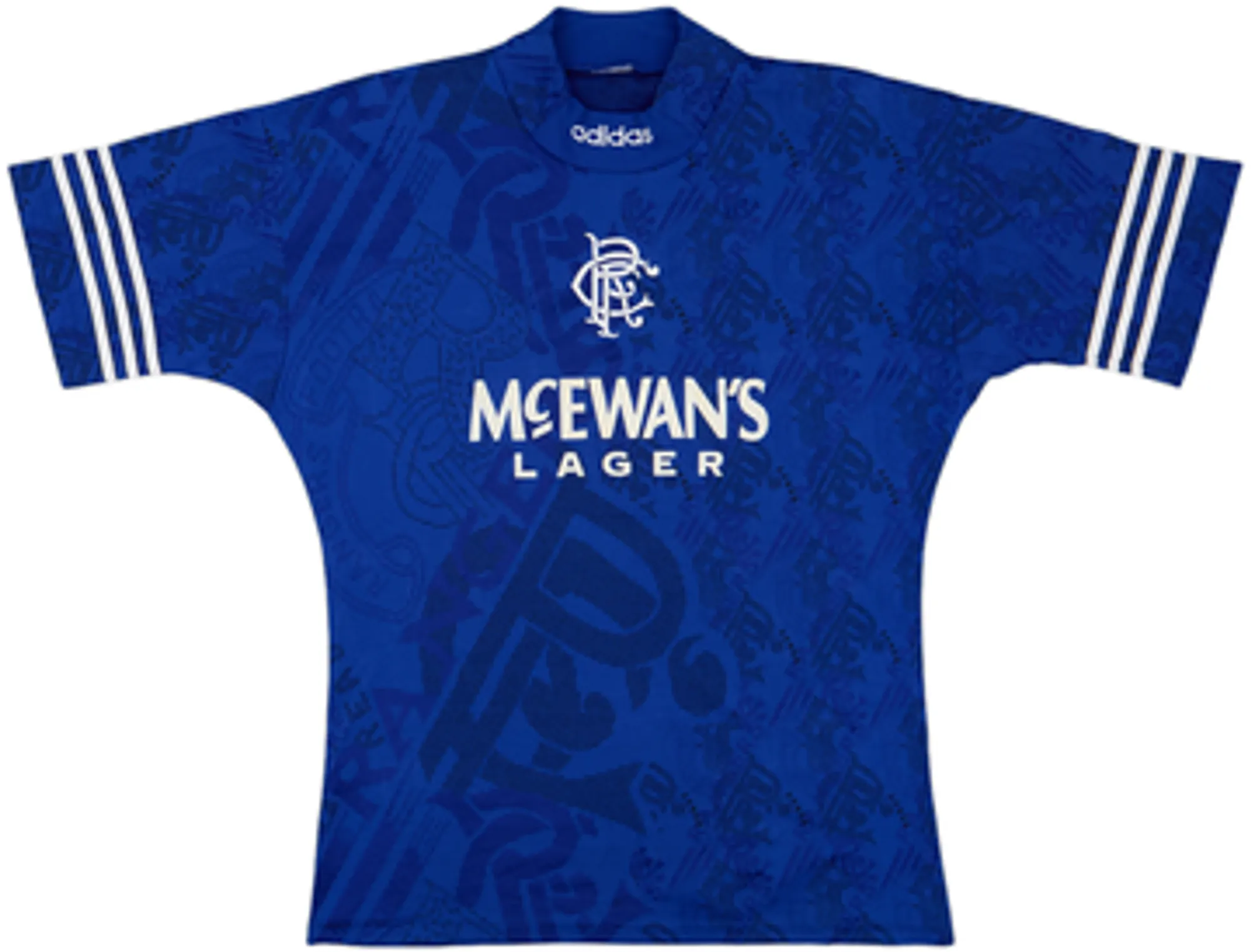 adidas Rangers Mens SS Home Shirt 1994/96