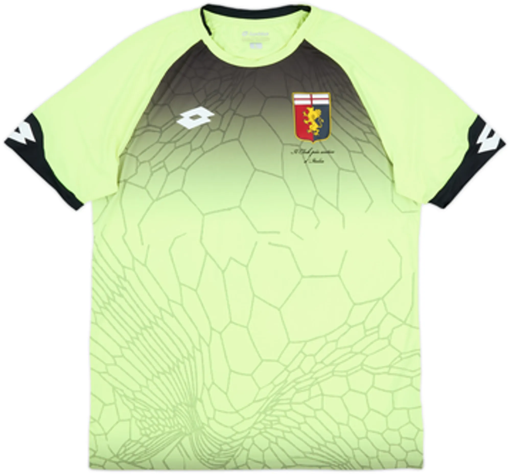 Lotto Genoa Mens SS Goalkeeper Home Shirt 2017/18