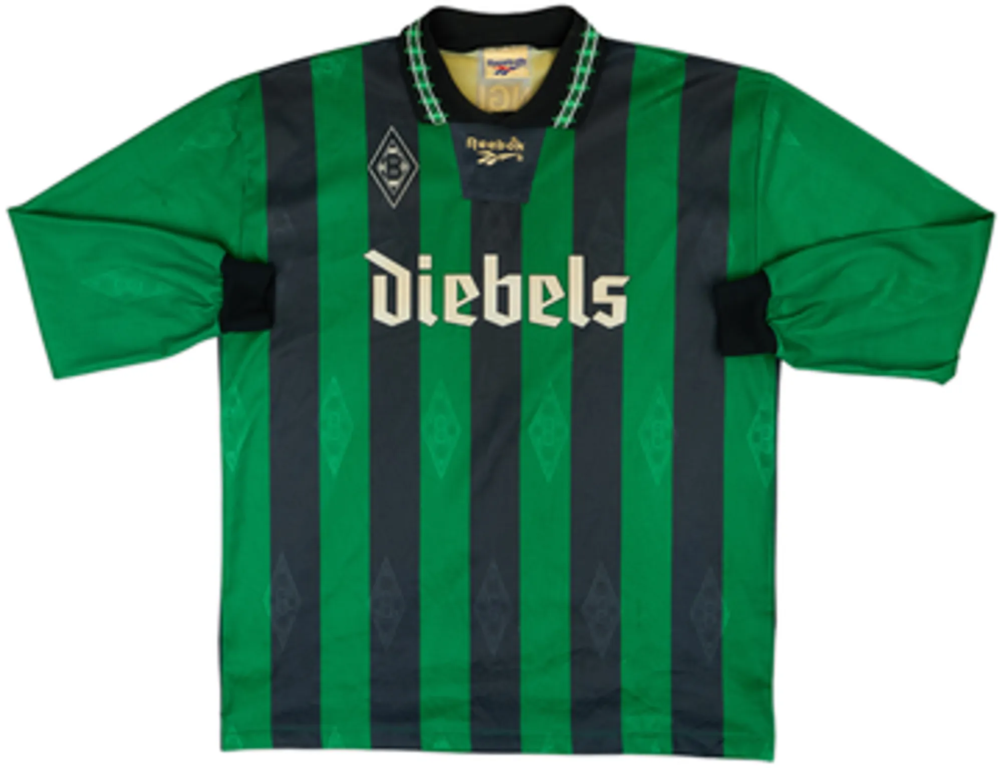 Reebok Borussia Monchengladbach Mens LS Away Shirt 1995/96
