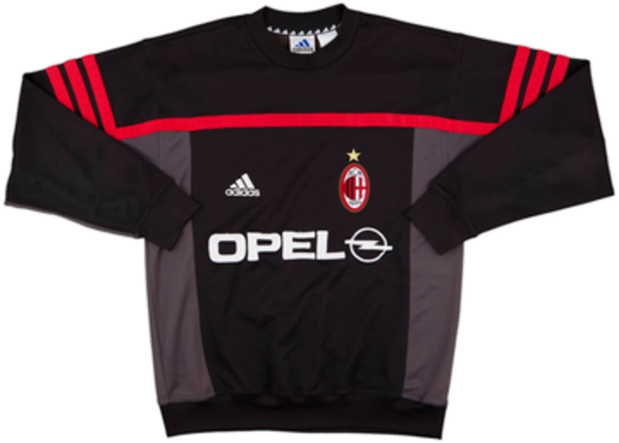 adidas AC Milan Mens SS Home Shirt 2000/01
