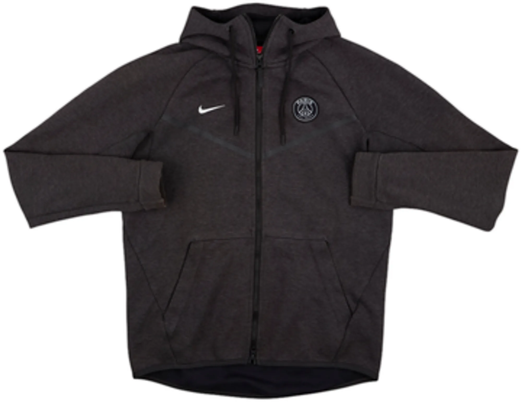 2017-18 Paris Saint-Germain Nike Zipped Hooded Sweat Top - 9/10 - (M)