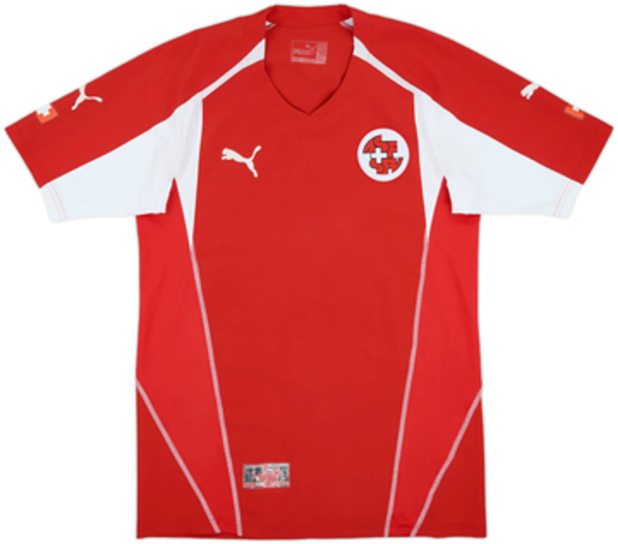 Puma Switzerland Mens SS Home Shirt 2004