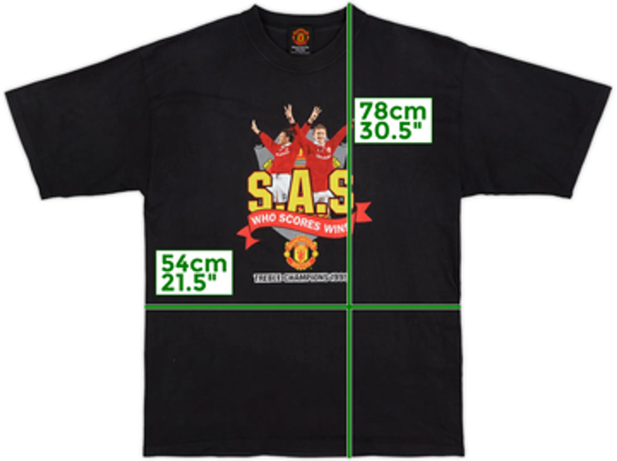 1999 Manchester United Graphic Tee - 10/10 - (XL)