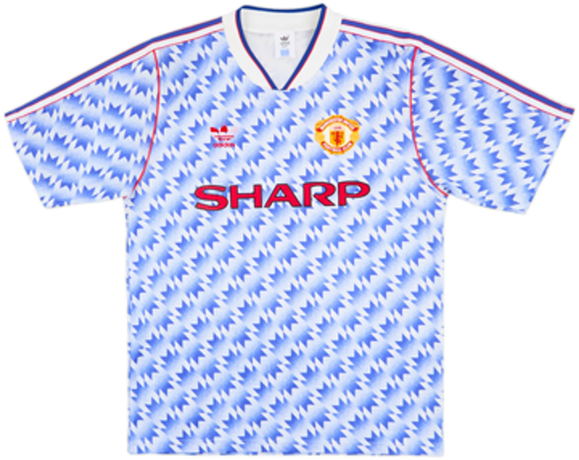 adidas Manchester United Mens SS Away Shirt 1990/92