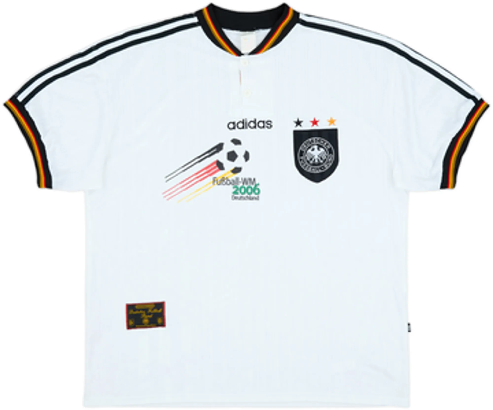 adidas Germany Mens SS Home Shirt 1996