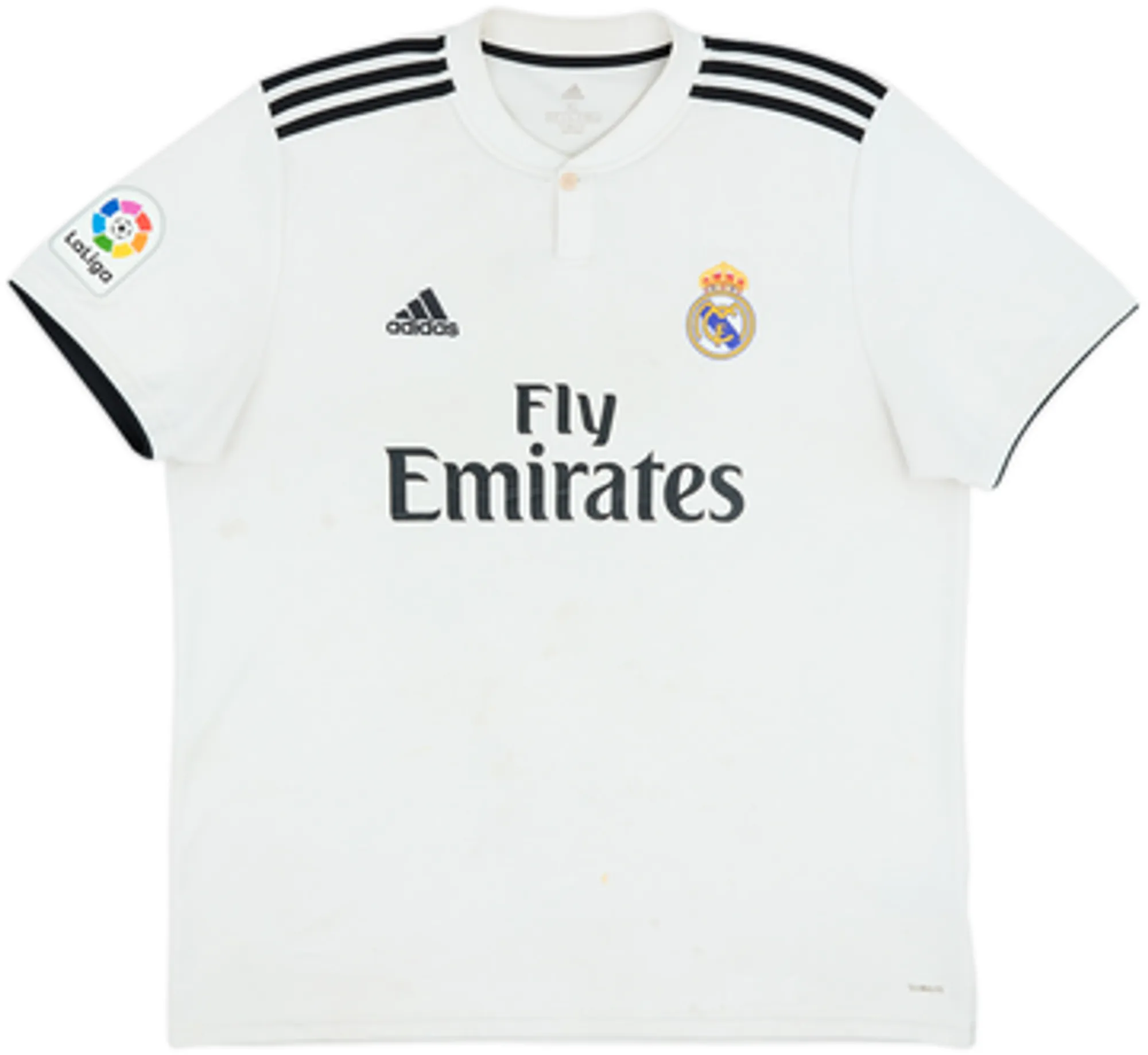 adidas Real Madrid Mens SS Home Shirt 2018/19