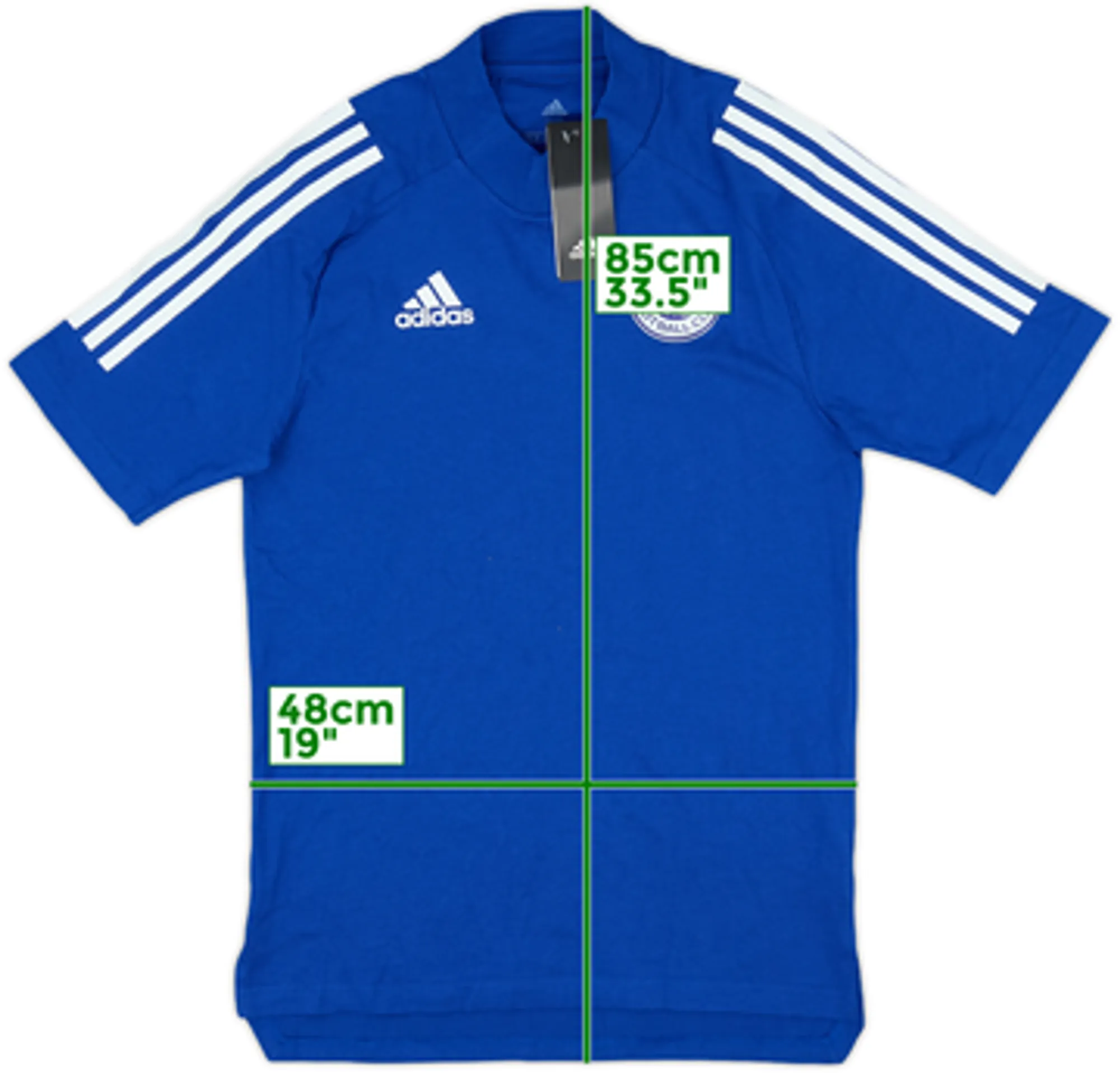 adidas Leicester City Mens SS Home Shirt 2020/21