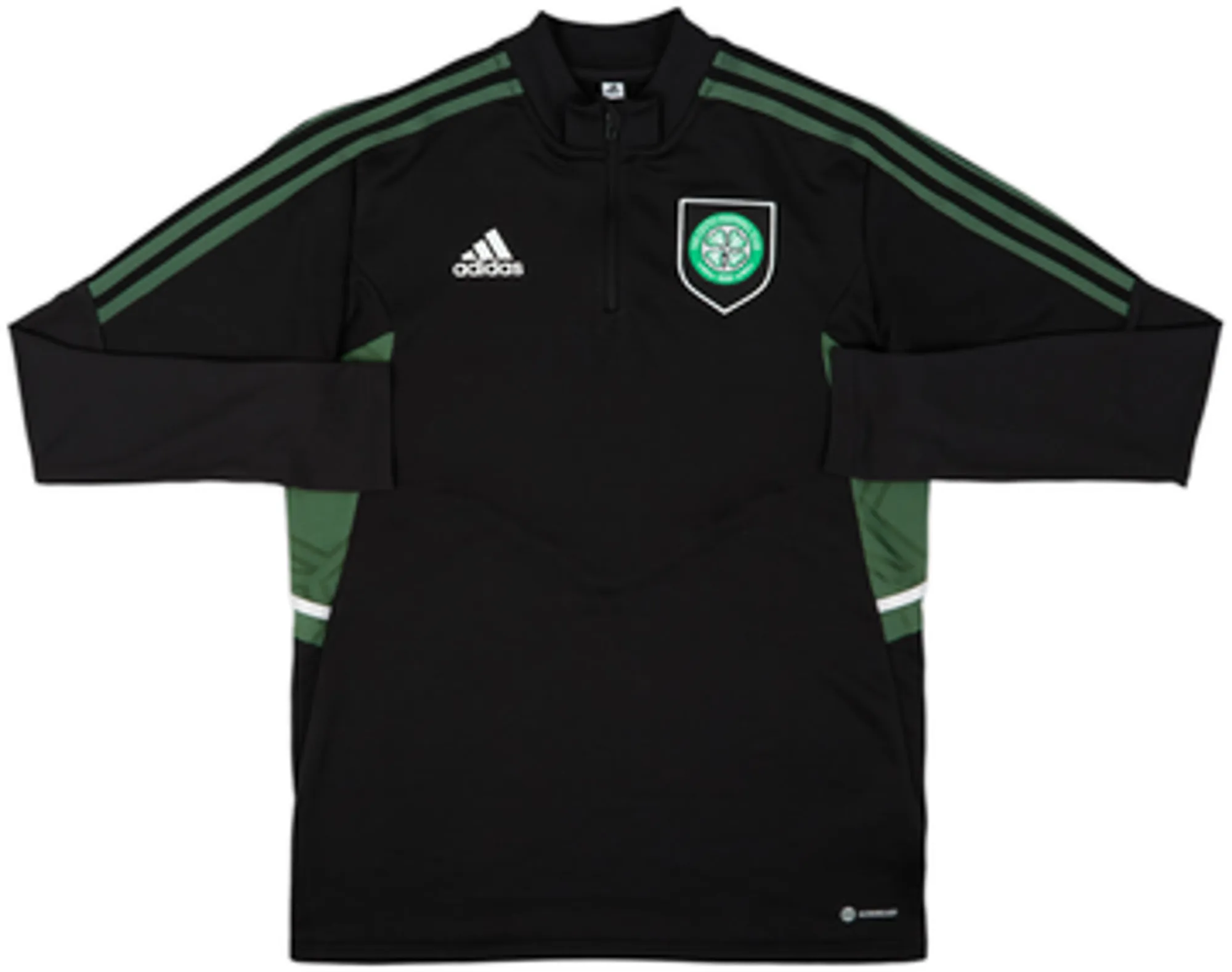2022-23 Celtic adidas 1/4 Zip Drill Top - 9/10 - (M)