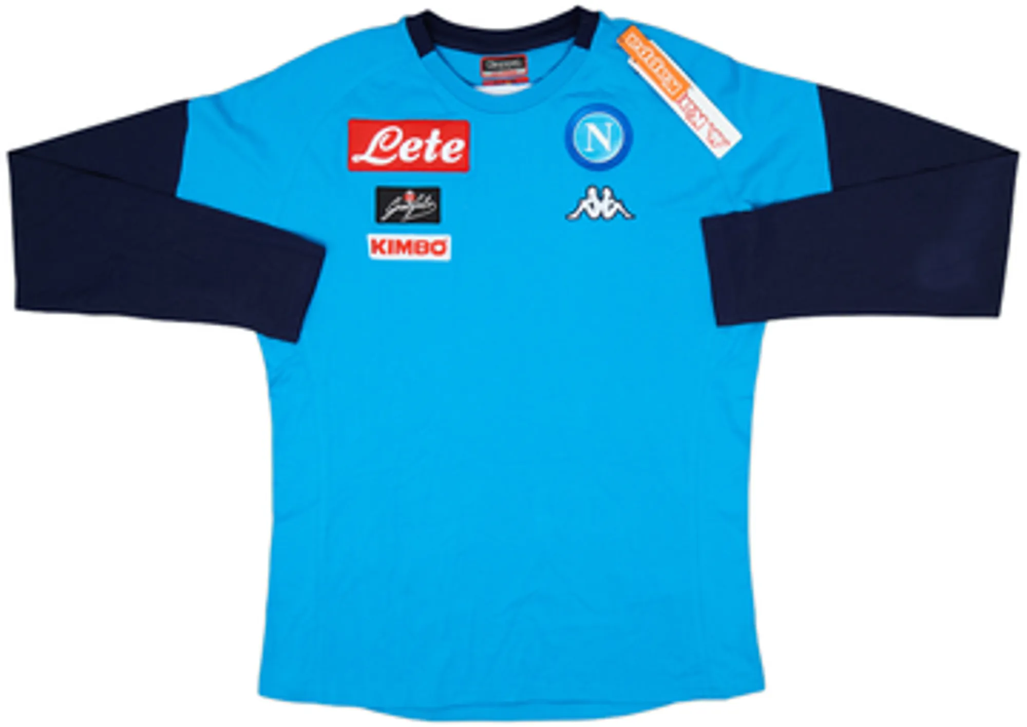 Kappa Napoli Mens LS Home Shirt 2017/18