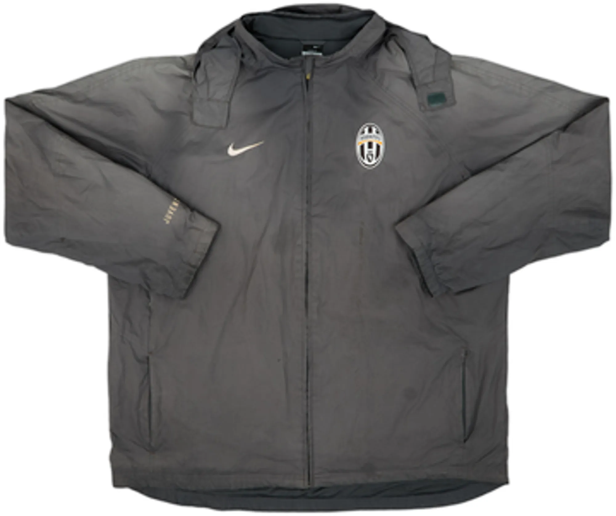 2004-05 Juventus Nike Hooded Rain Jacket - 5/10 - (XXL)