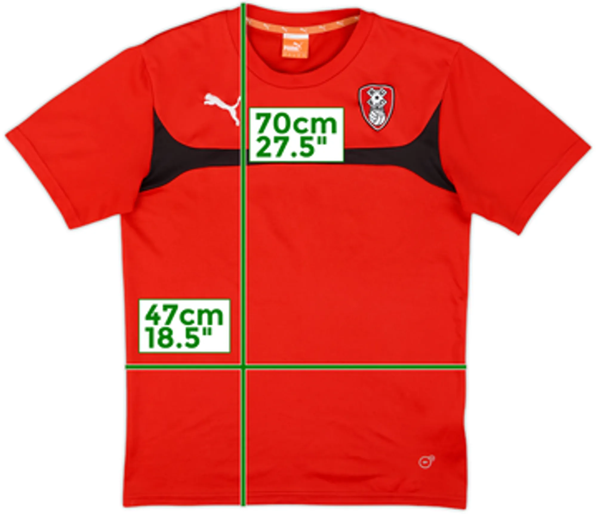 Puma Rotherham United Mens SS Home Shirt 2017/18