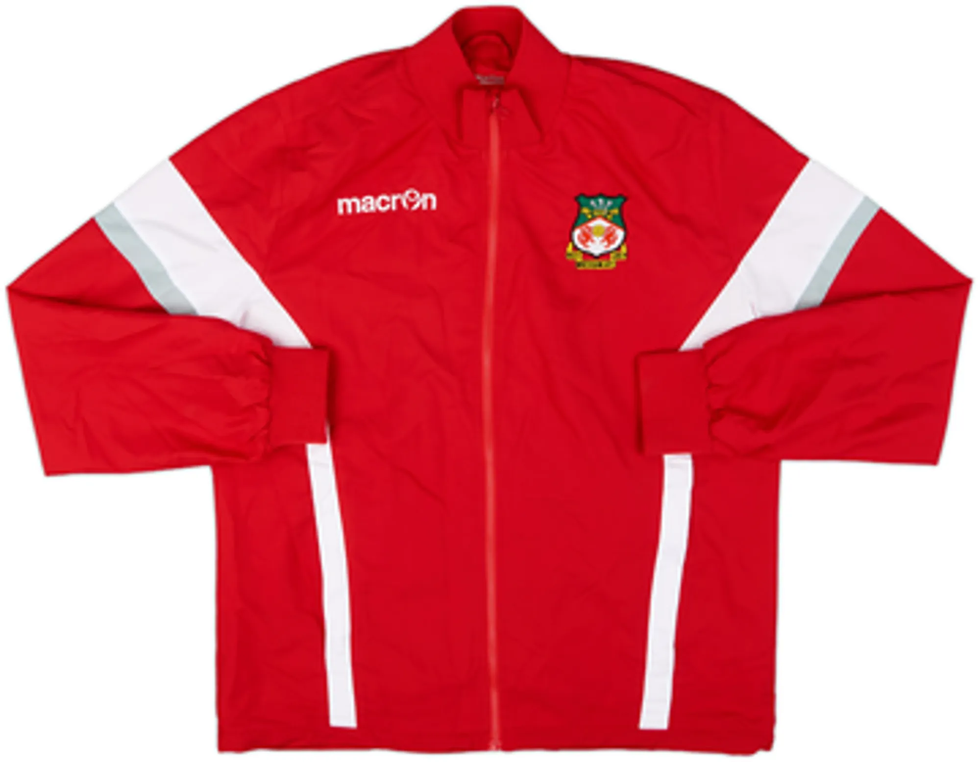 2017-18 Wrexham Macron Track Jacket - 9/10 - (L)