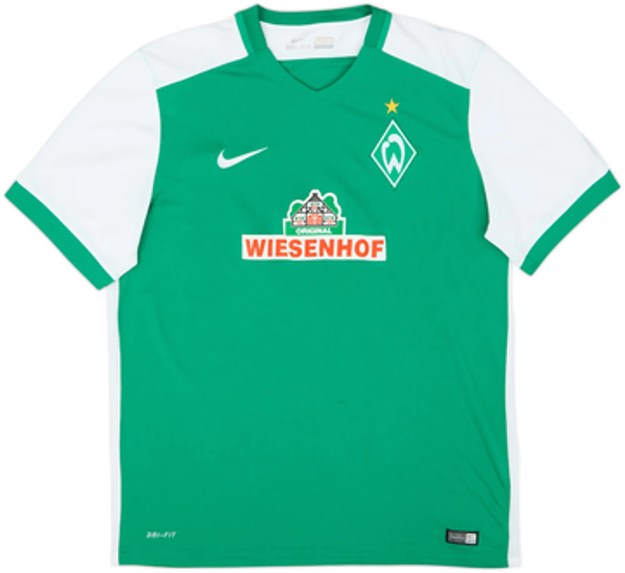 Nike Werder Bremen Mens SS Home Shirt 2015/16