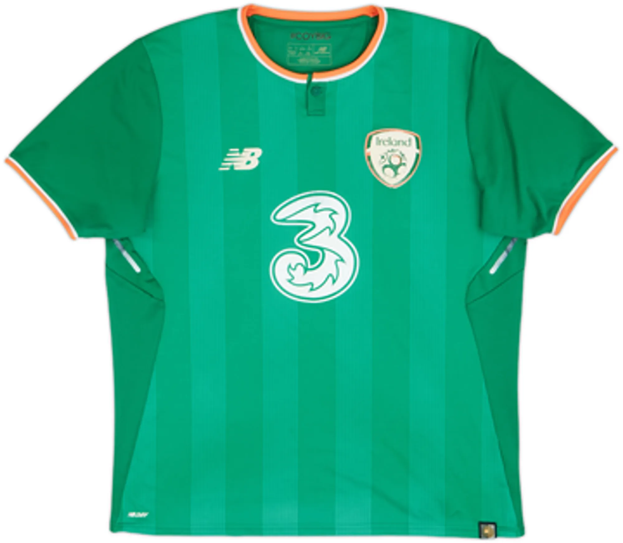 NewBalance Republic of Ireland Mens SS Home Shirt 2017