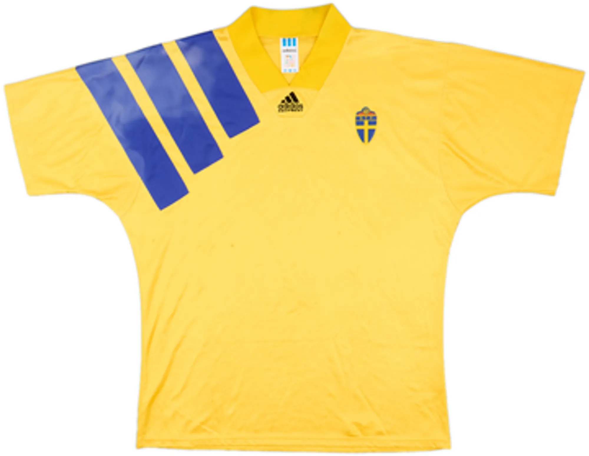 adidas Sweden Mens SS Home Shirt 1992