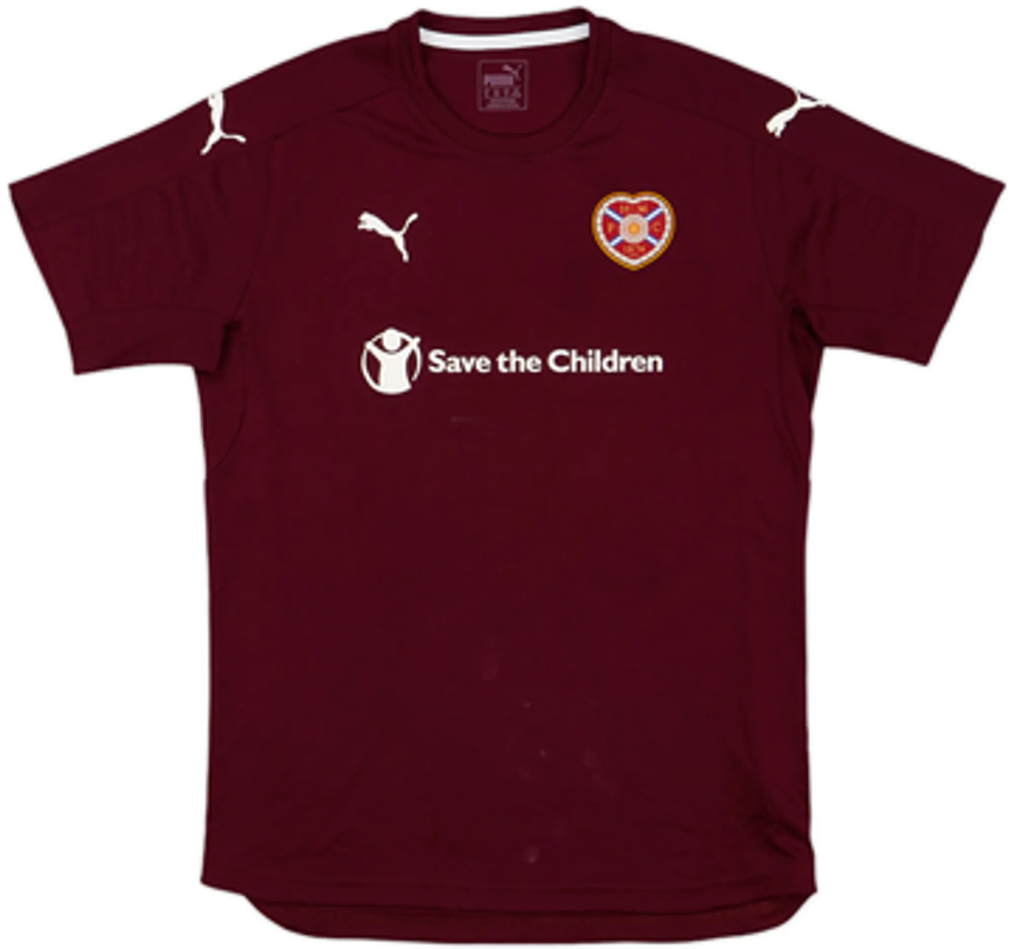 Puma Heart of Midlothian Boys SS Home Shirt 2016/17