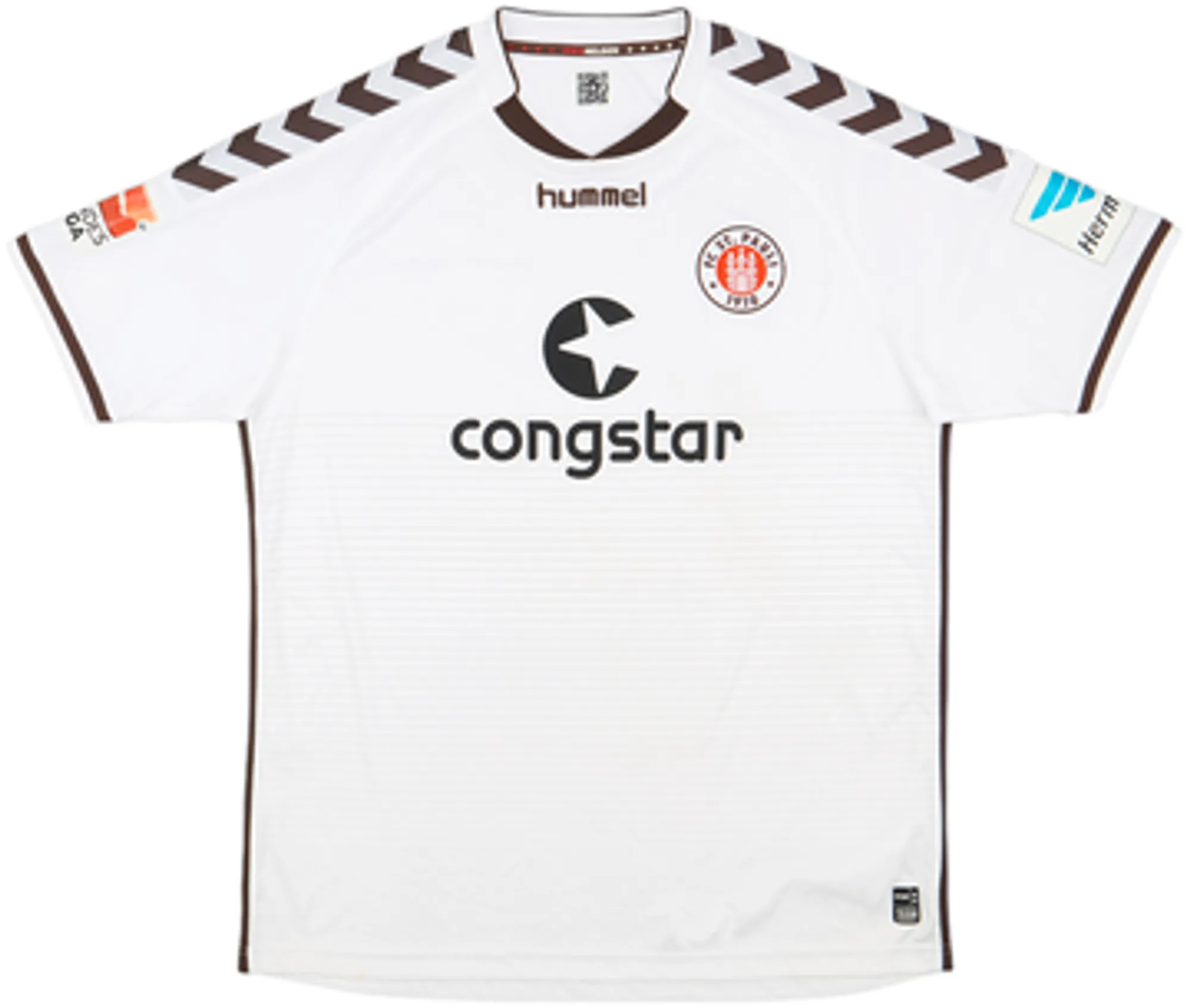 Hummel St. Pauli Mens SS Away Shirt 2014/15