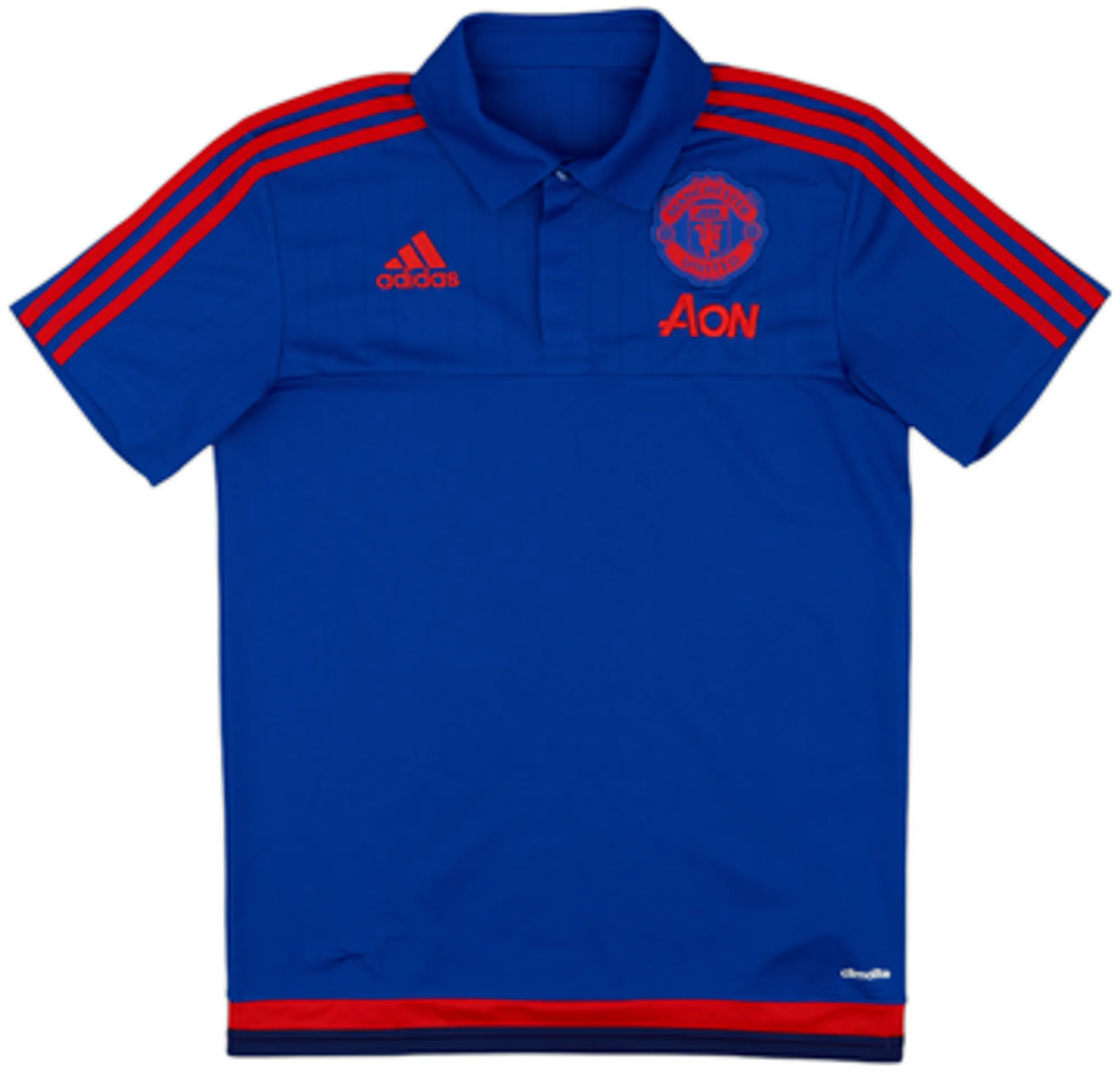 2015-16 Manchester United adidas Polo Shirt - 8/10 - (S)