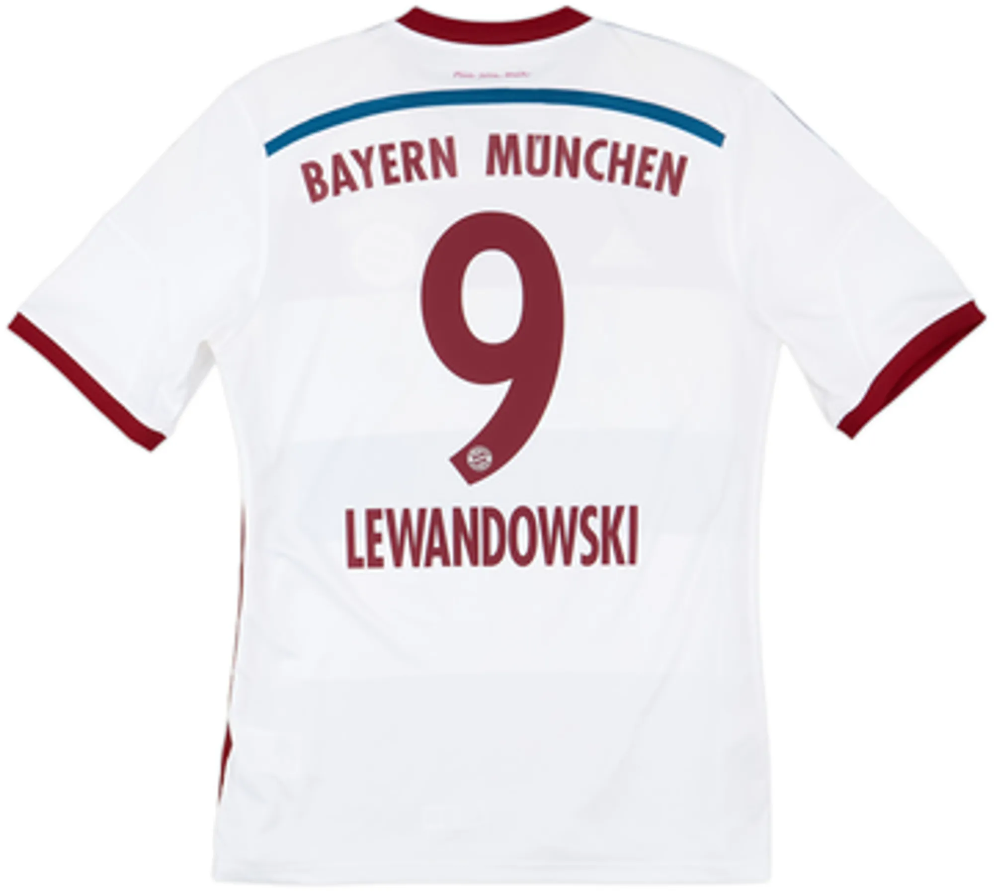 2014-15 Bayern Munich Away Shirt Lewandowski #9 8/10 (M