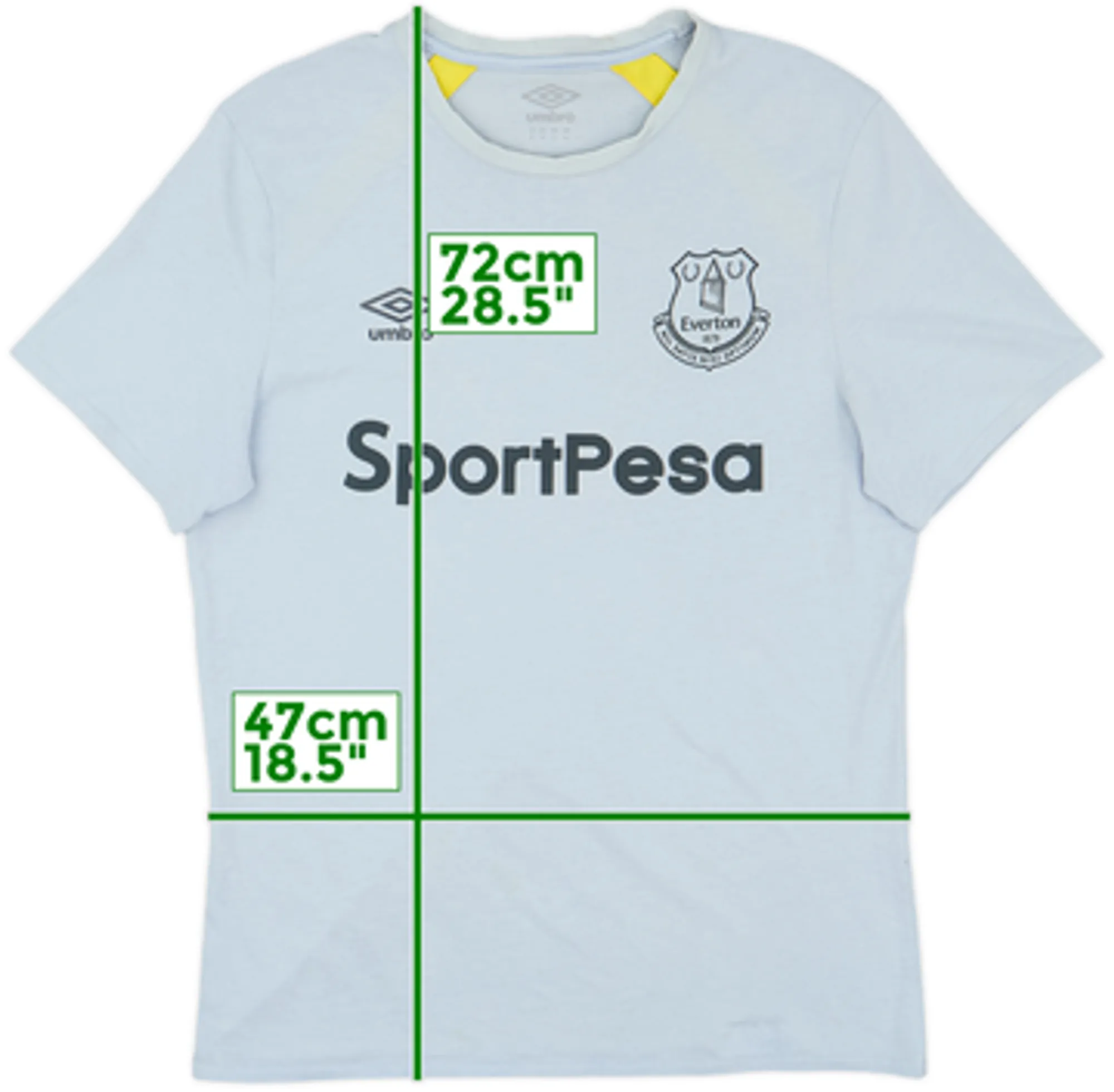 Umbro Everton Mens SS Home Shirt 2018/19