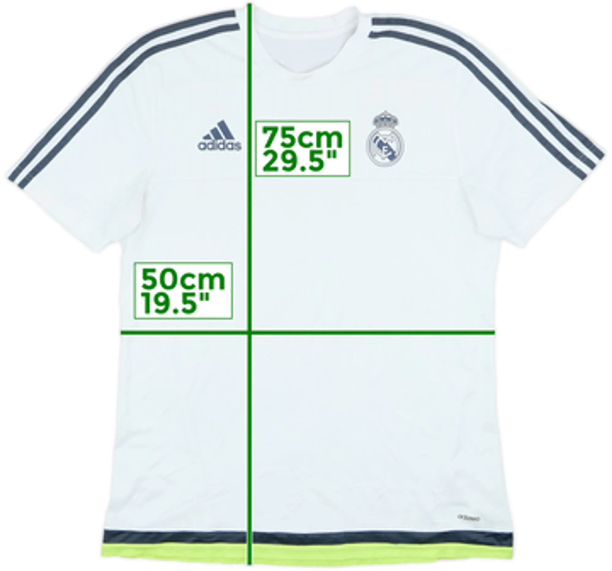 adidas Real Madrid Mens SS Player Issue Home Shirt 2015/16