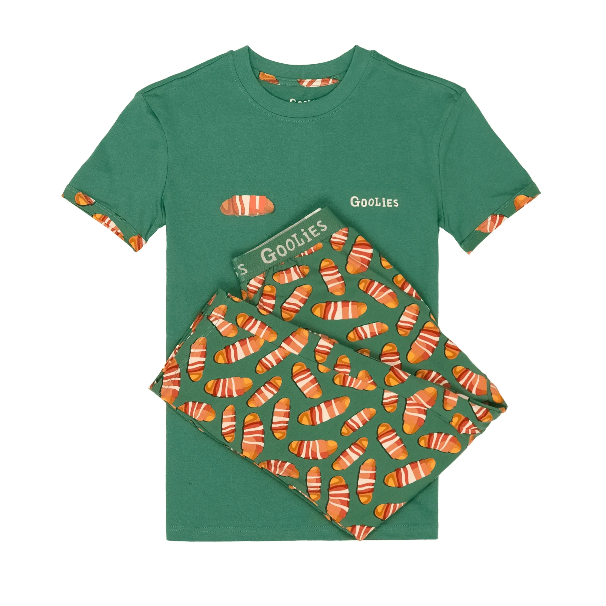Pigs in Blankets - Kids Long Pyjamas Set (T-Shirt & Trousers)