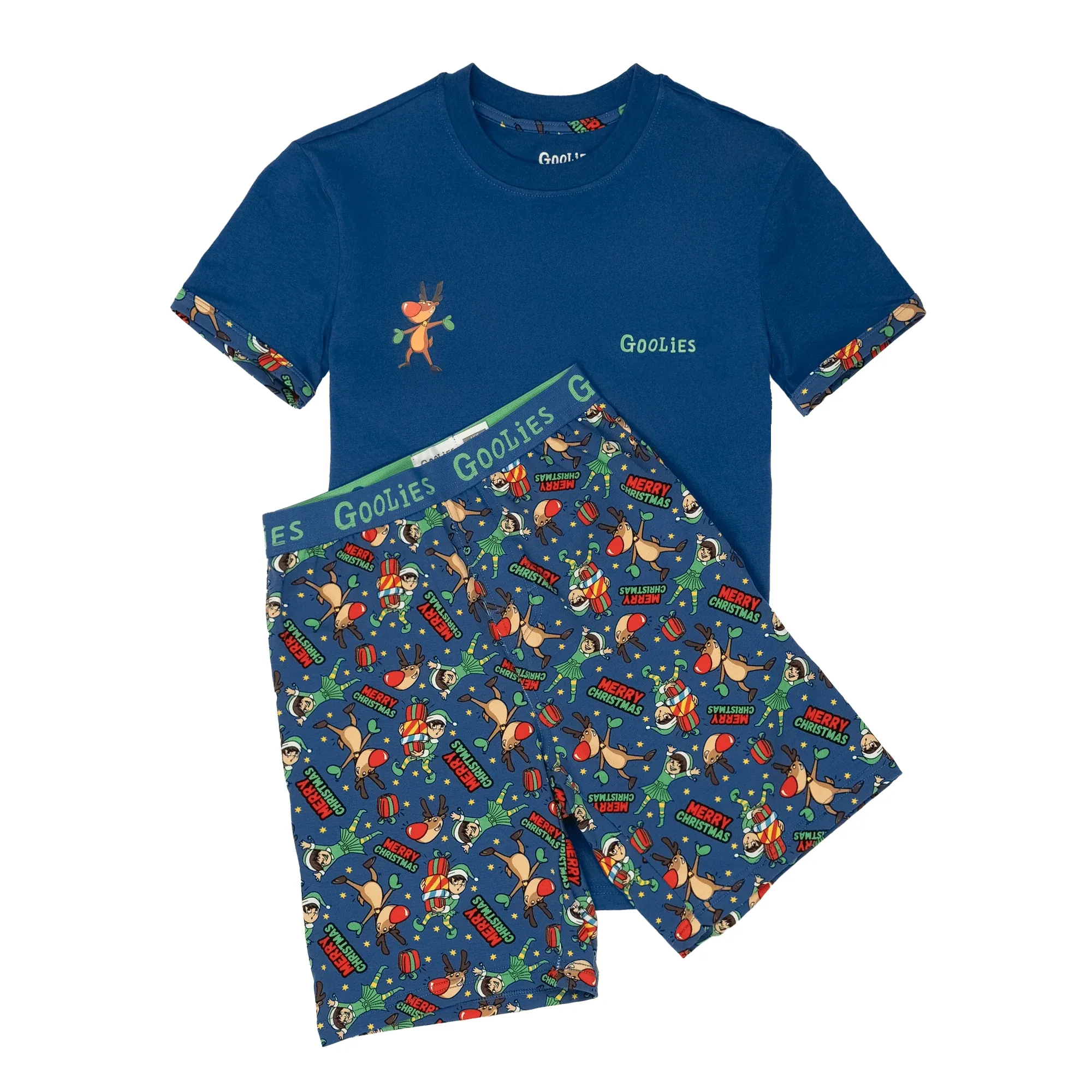 Rudolph - Kids Short Pyjamas Set (T-Shirt & Shorts)