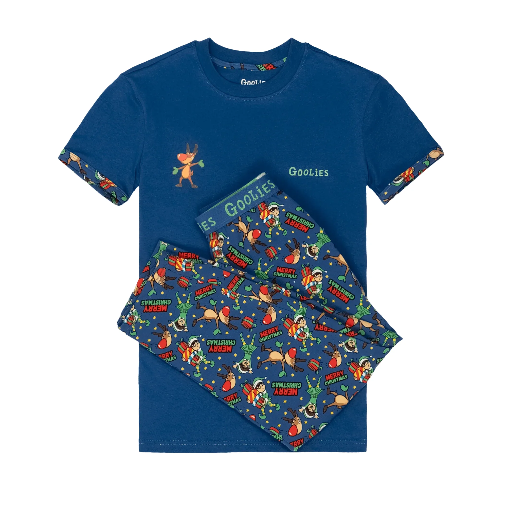 Rudolph - Kids Long Pyjamas Set (T-Shirt & Trousers)