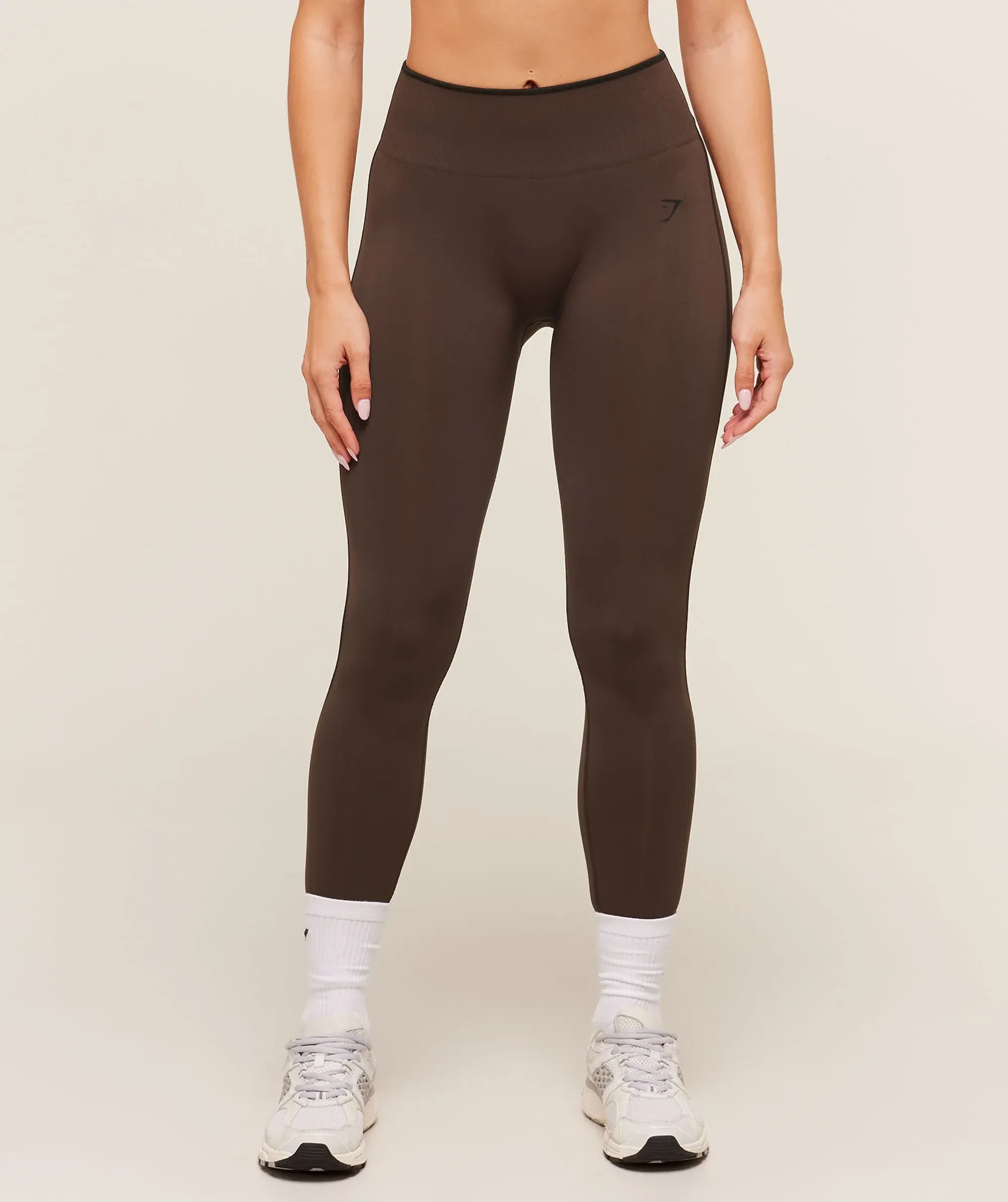  Everyday Seamless Contrast Legging - GS Archive Brown/GS Black