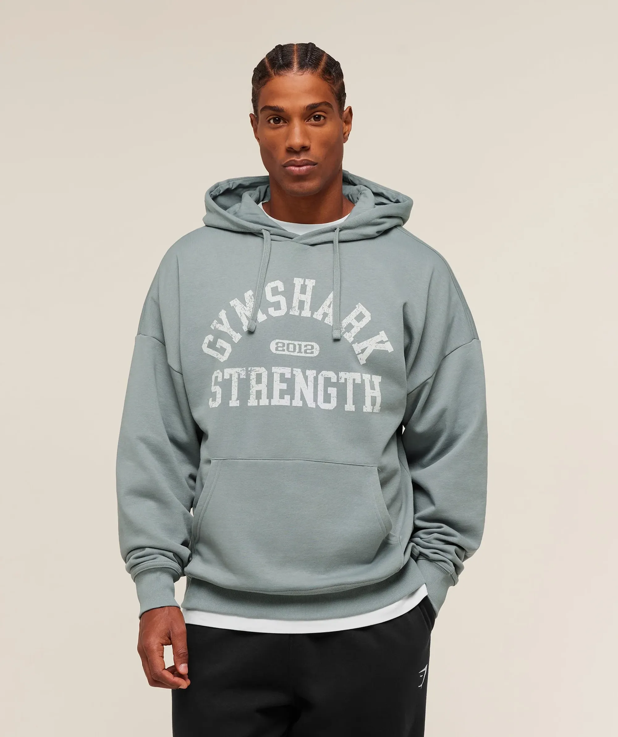  2012 Strength Hoodie - Denim Grey