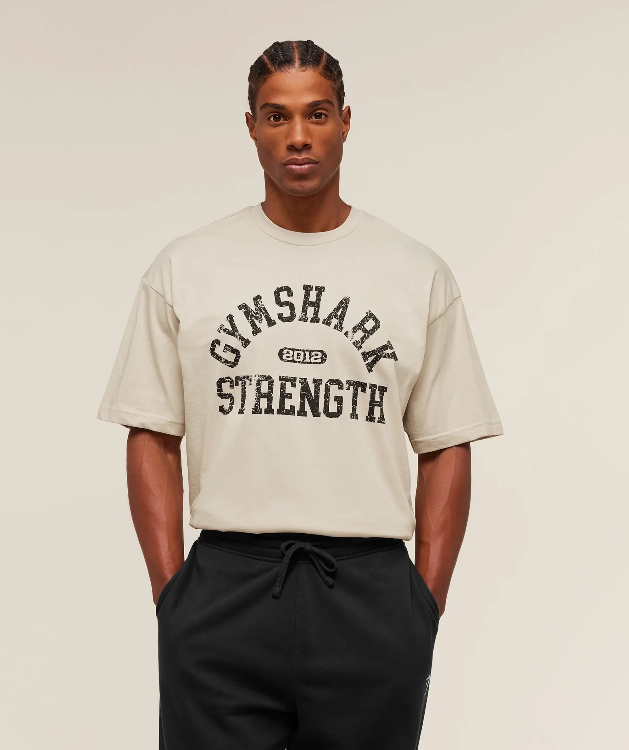  2012 Strength T-Shirt - Pebble Grey