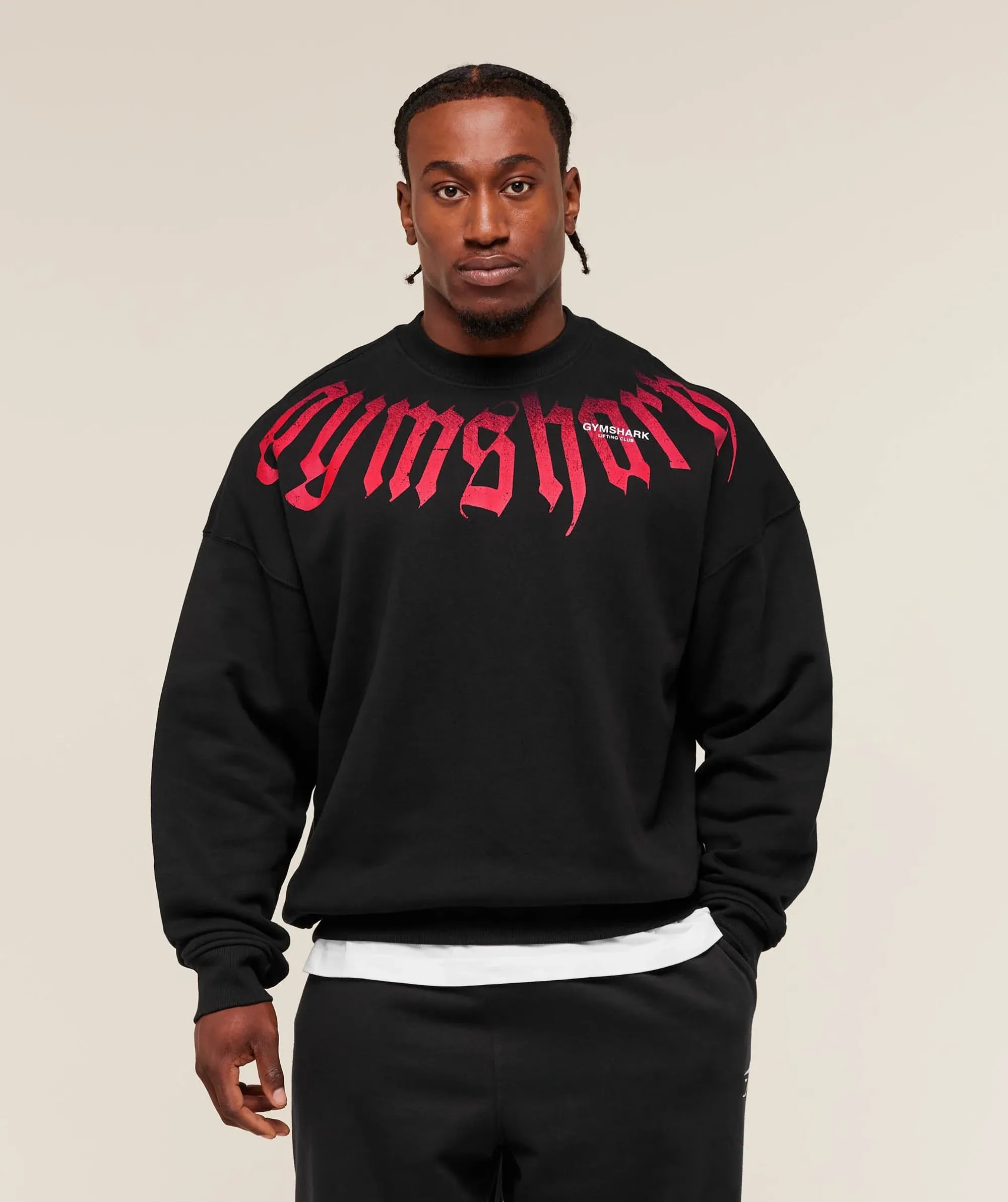  Fade Graphic Crew - GS Black