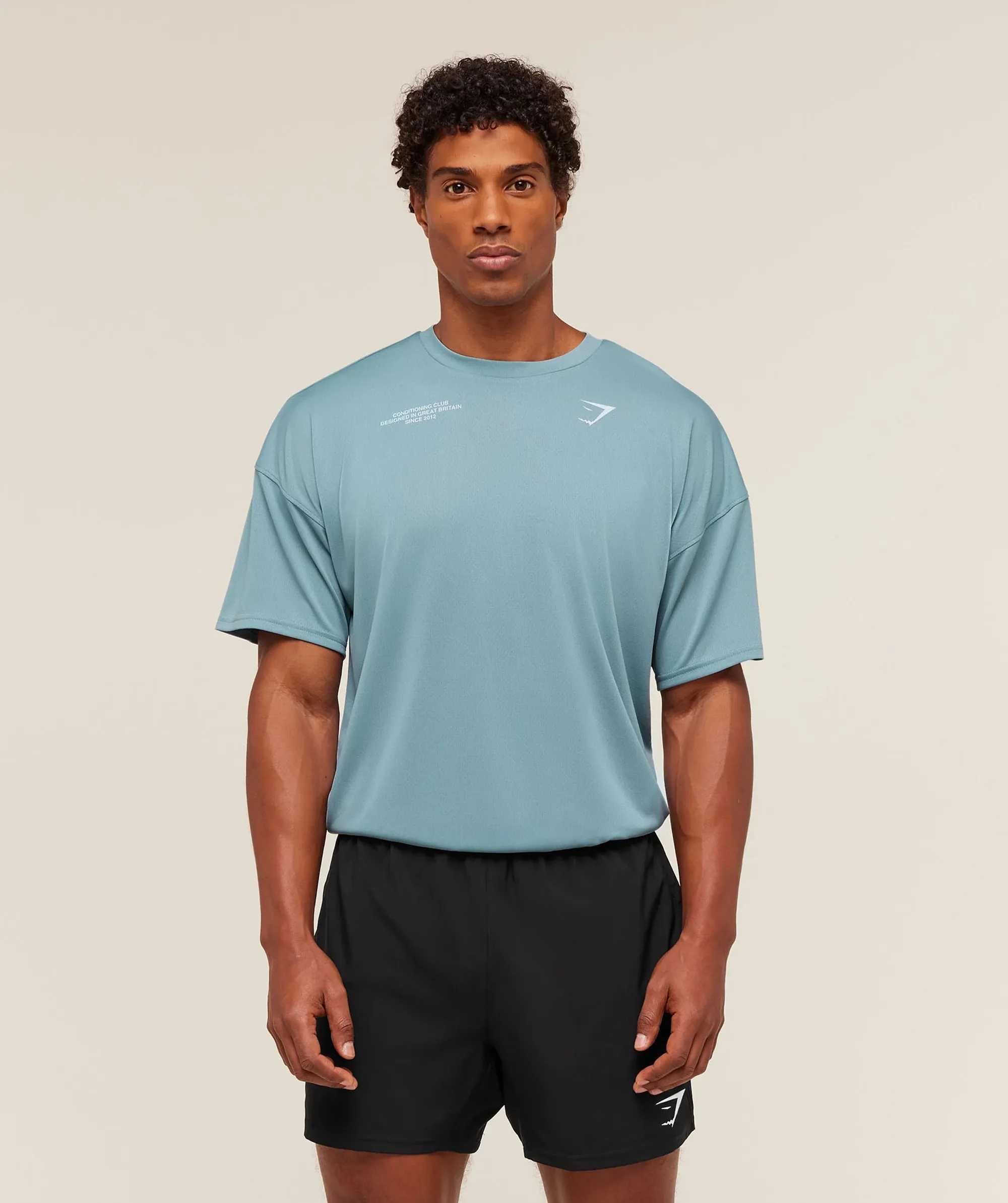  Conditioning Club Oversized T-Shirt - Bench Blue