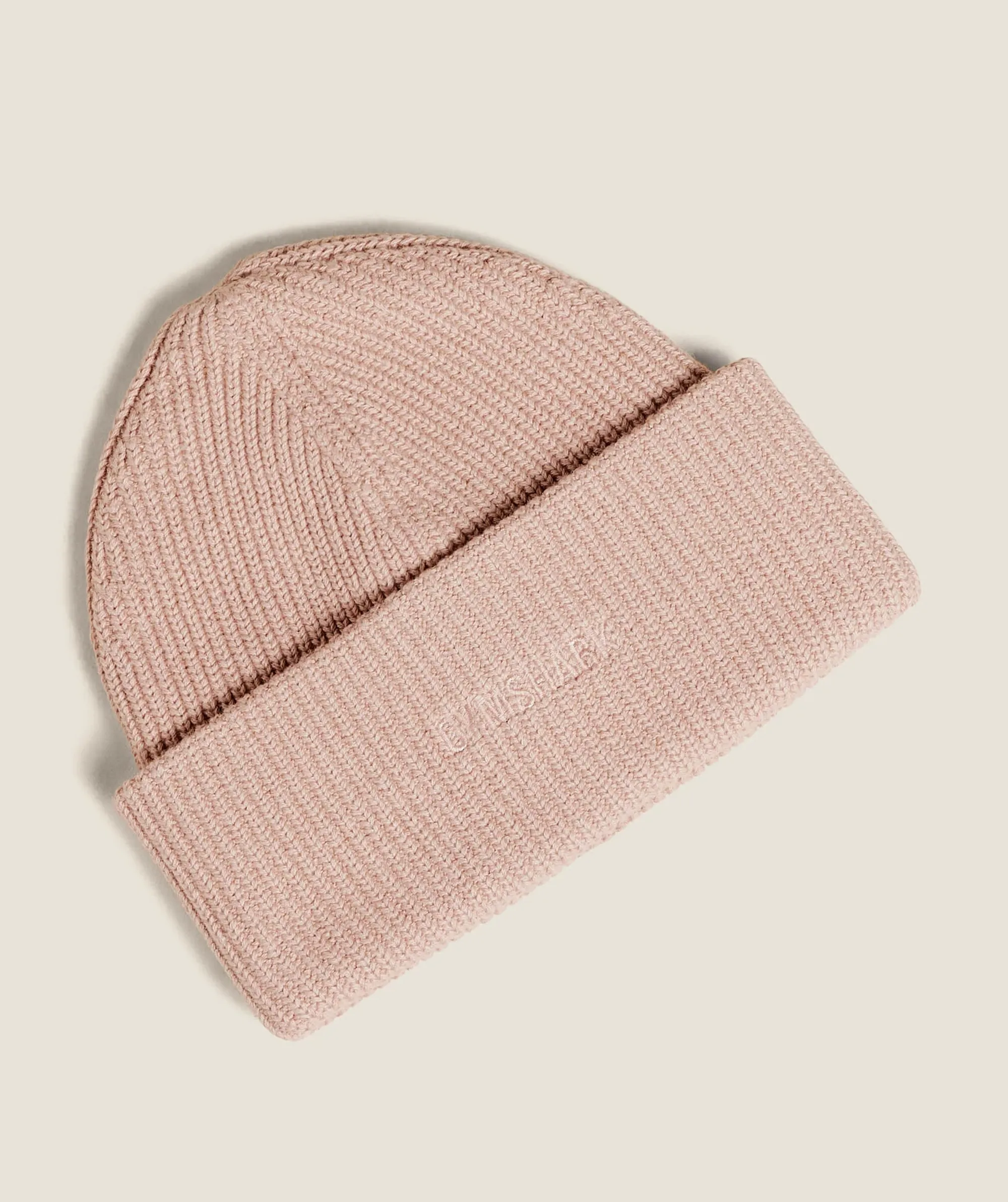  Deep Knit Beanie - Muted Pink