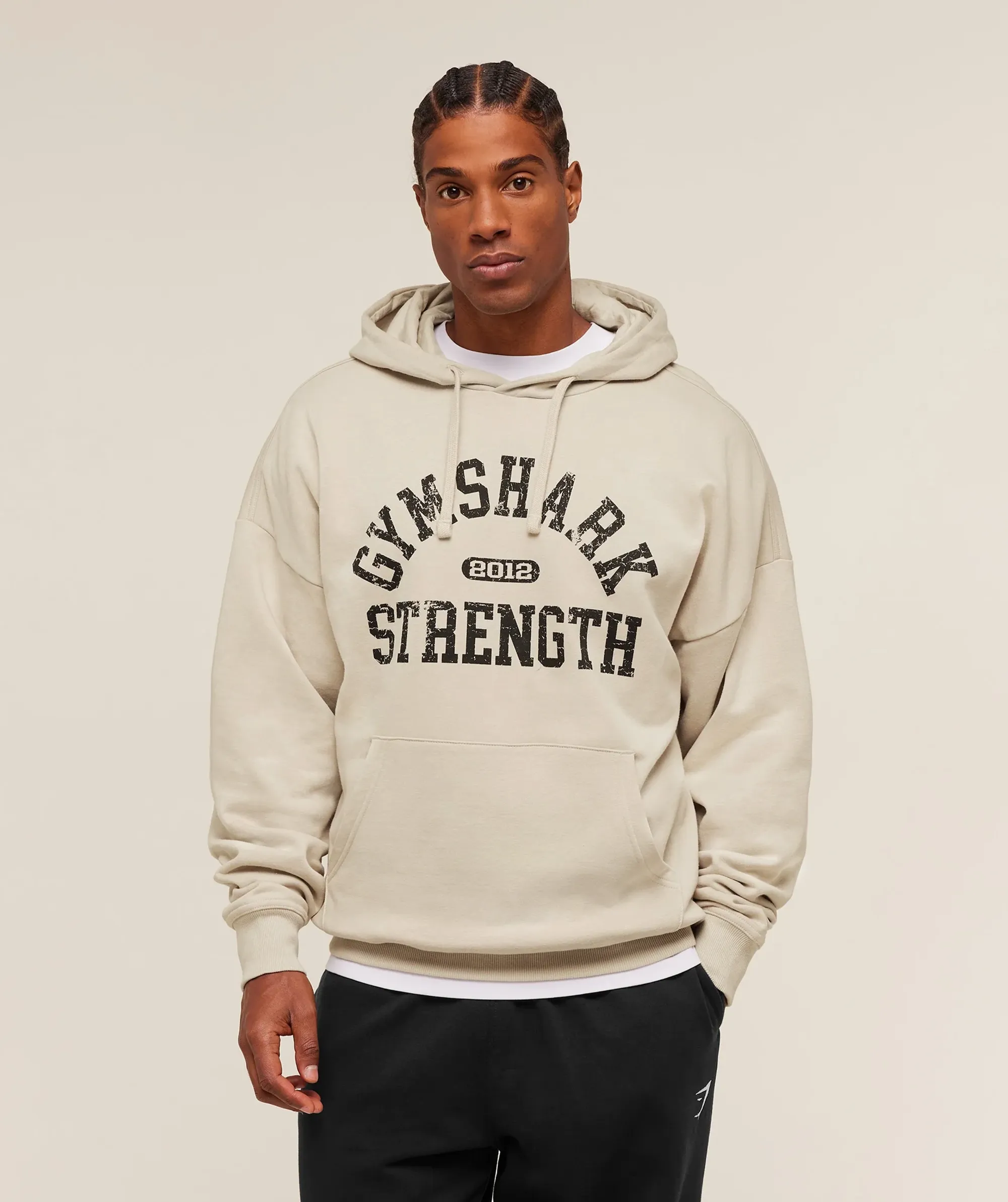  2012 Strength Hoodie - Pebble Grey