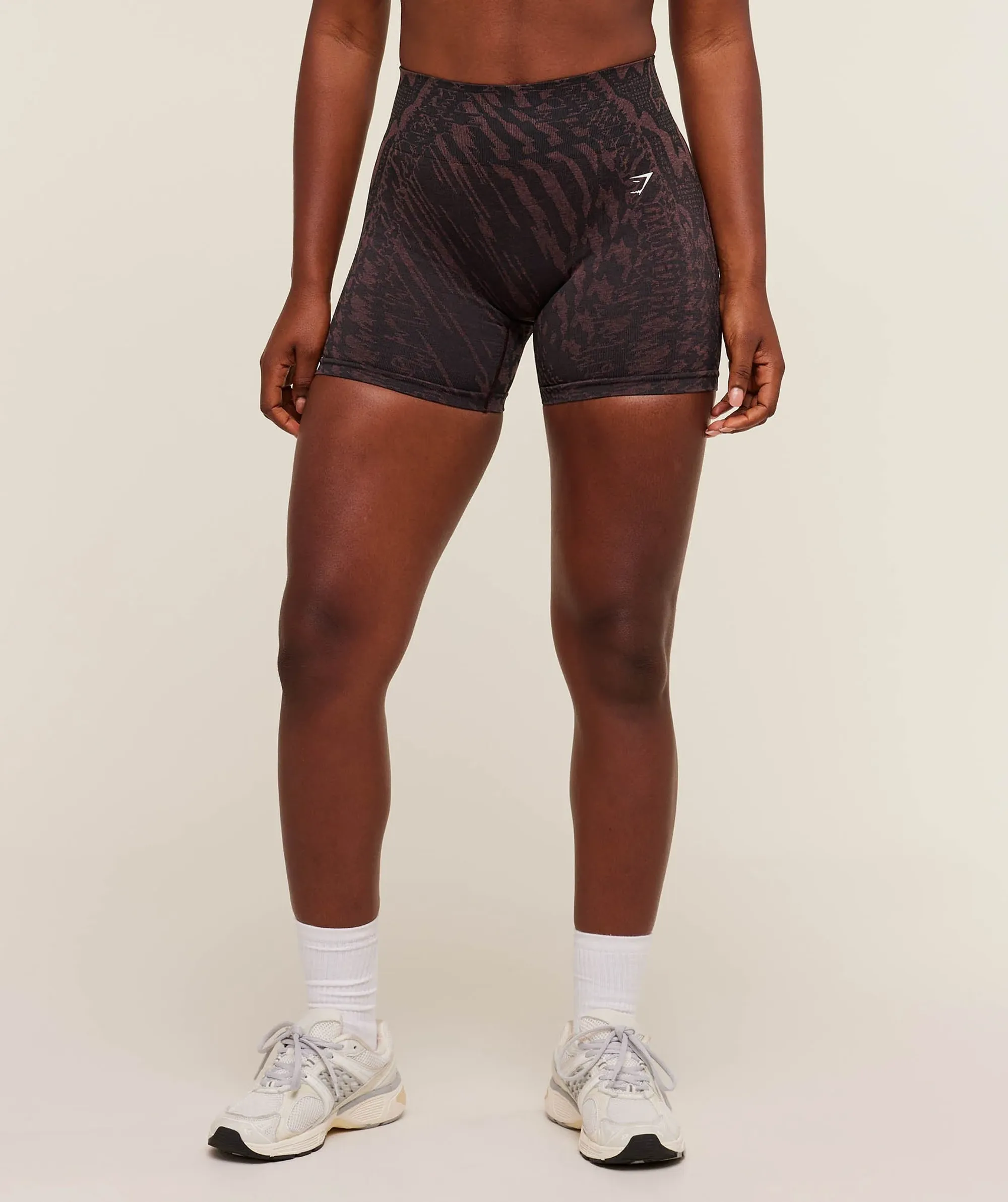  Adapt Houndstooth Shorts - Black/Reset Pink