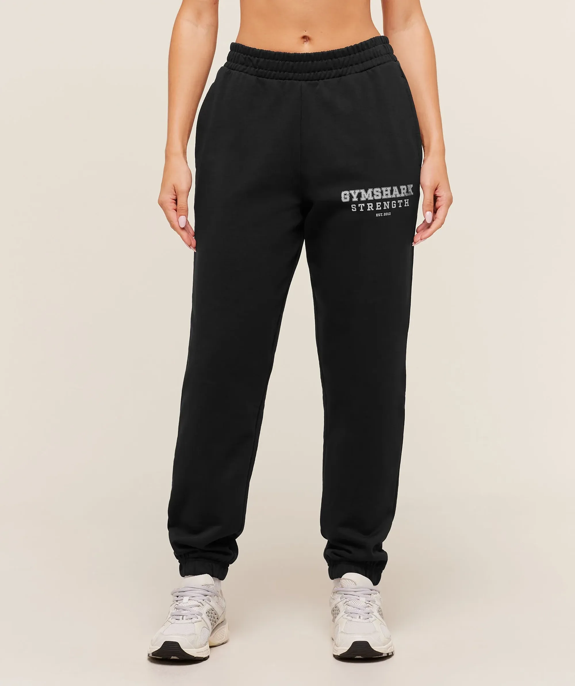 Strength Graphic Joggers - Black