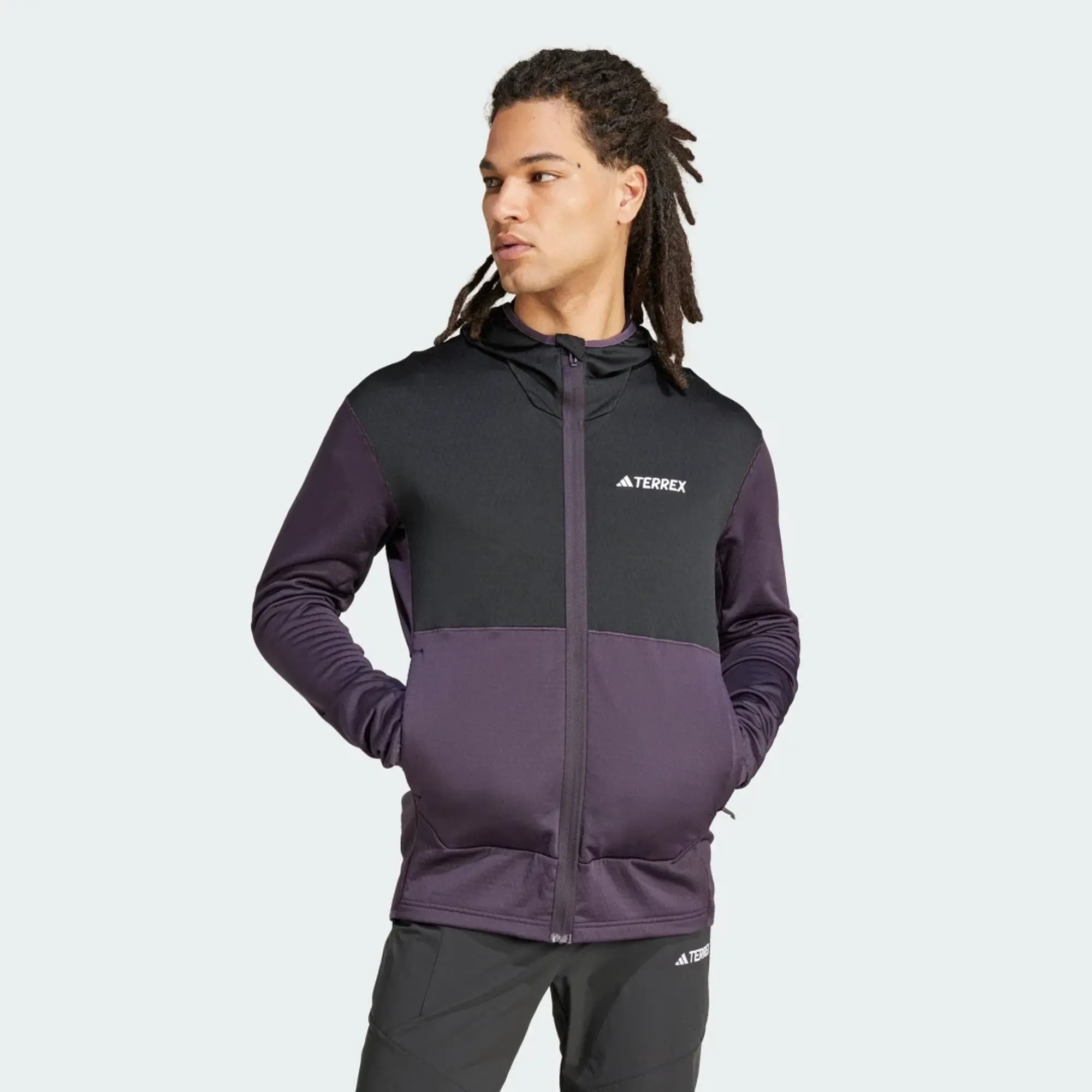 adidas TERREX XPERIOR LIGHT FLEECE HOODED JACKET