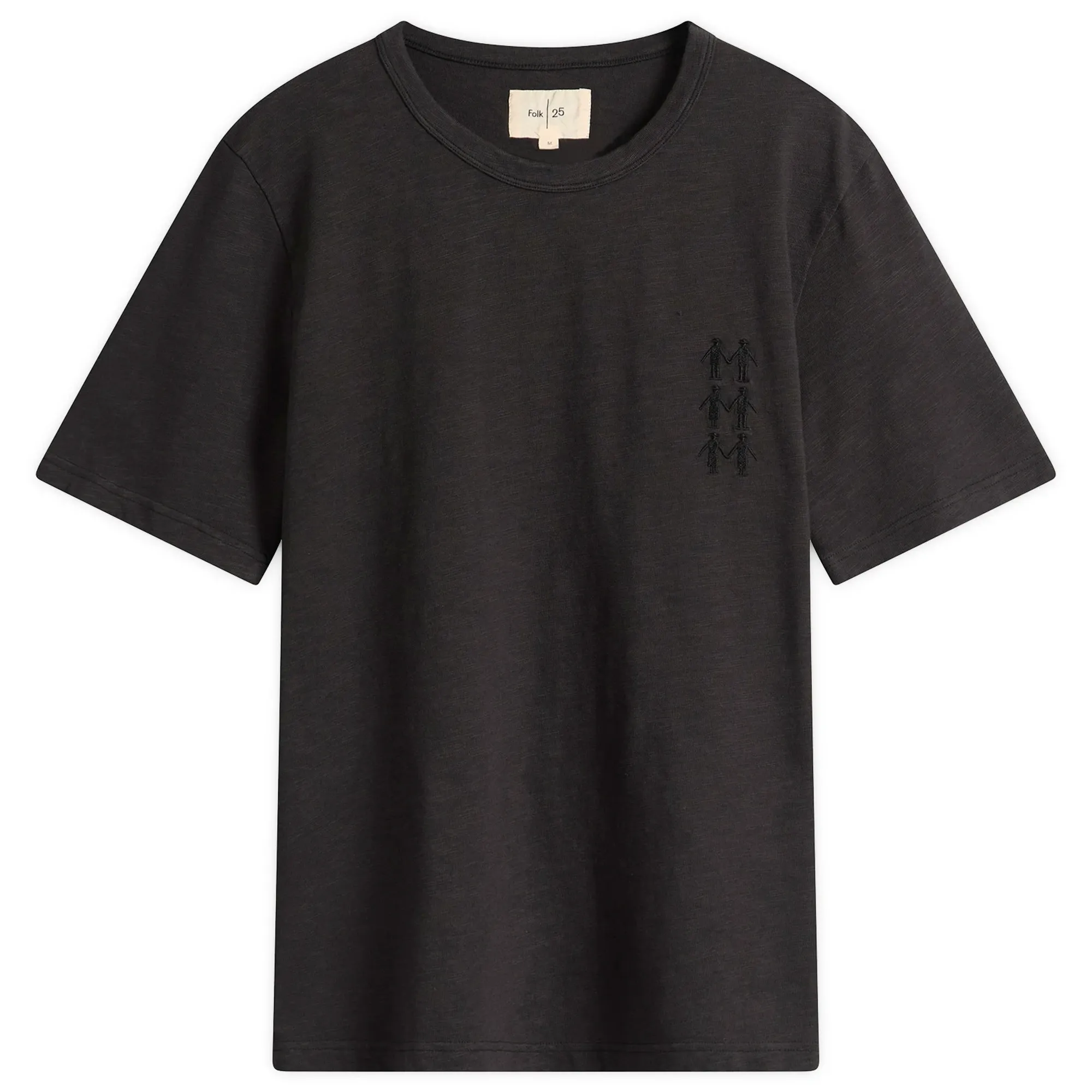 Folk Men's People T-Shirt Soft Black