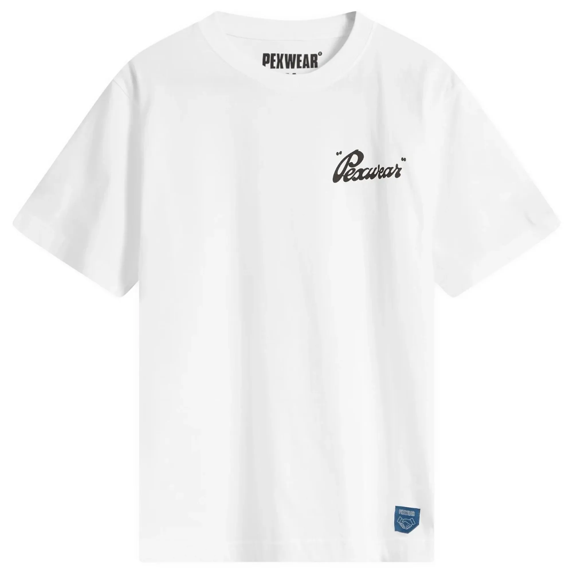 Pexwear Men's Italic Logo T-Shirt White