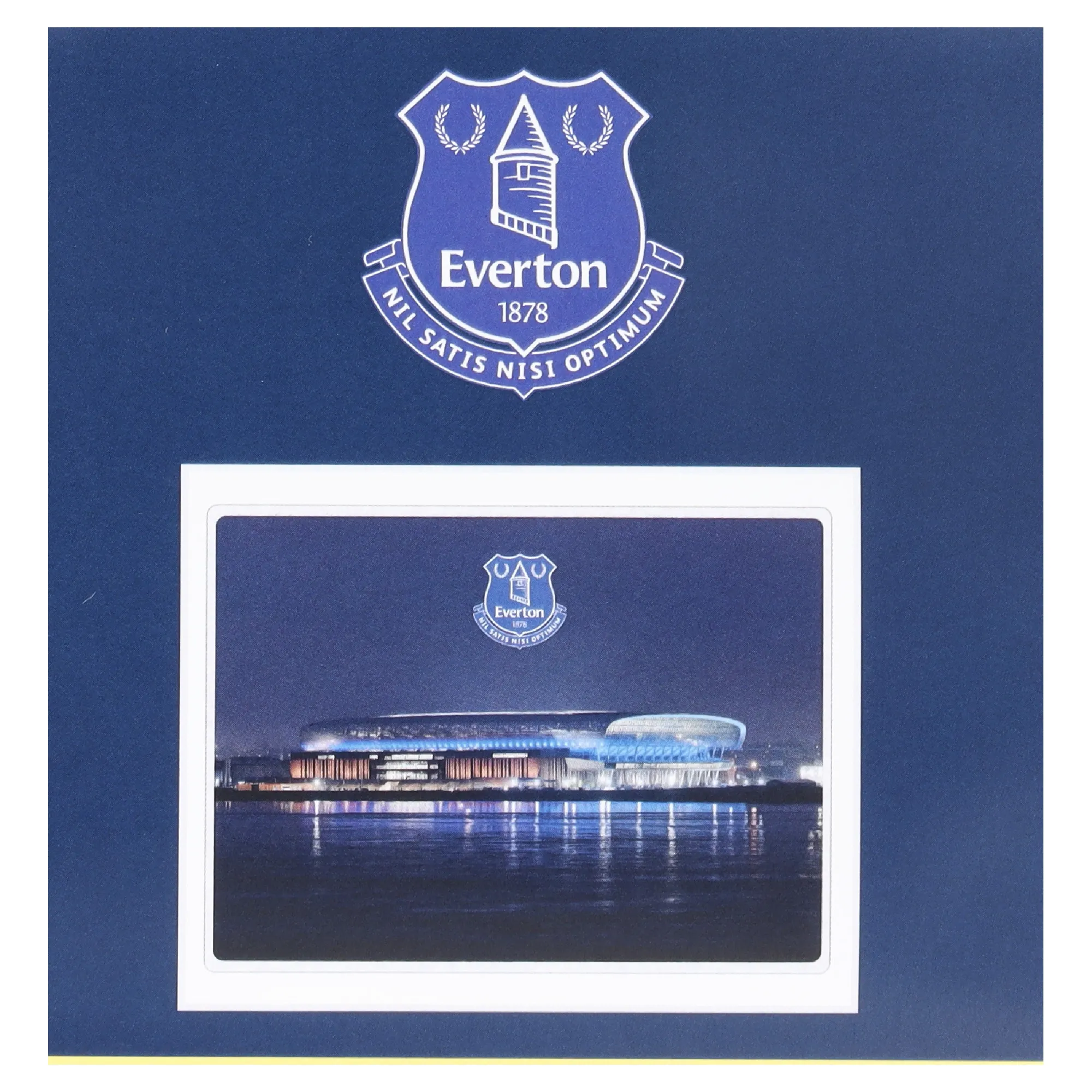 Everton Stadium Print Velour Fleece Blanket