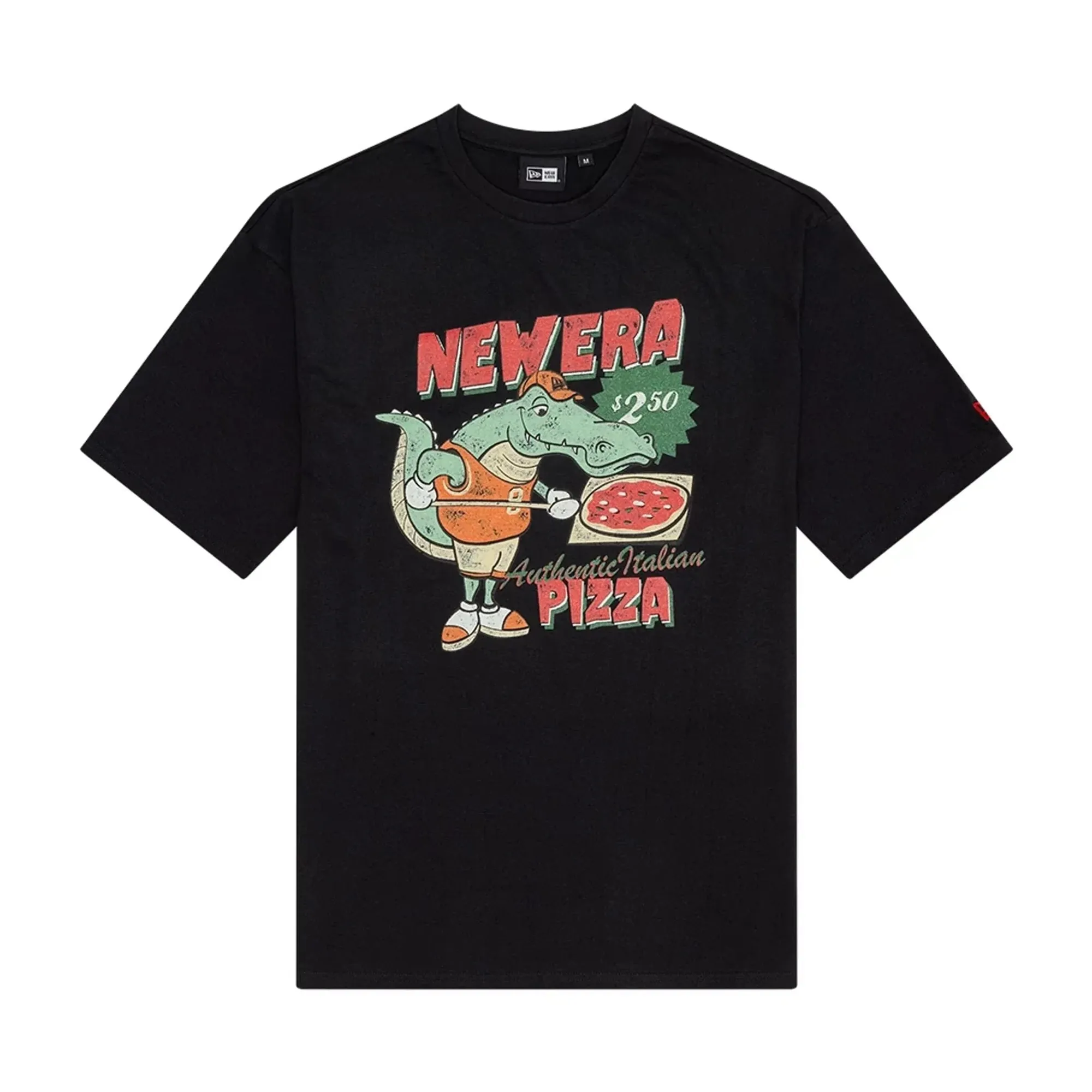 New Era Character Graphic Black Oversized T-Shirt adult unisex